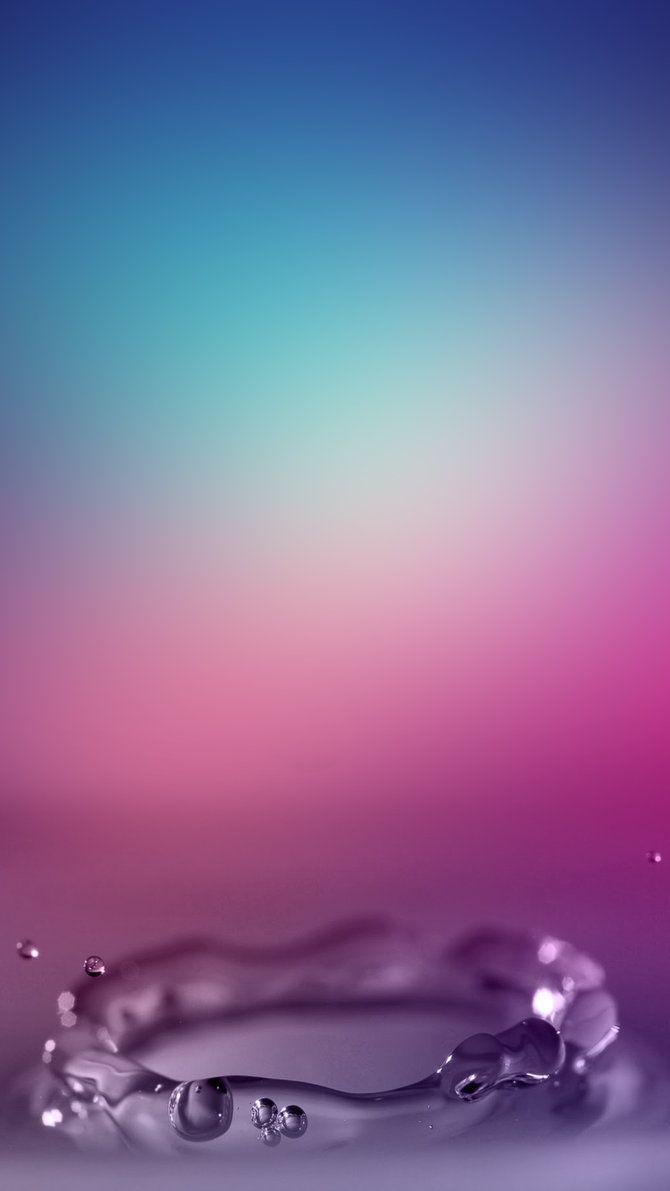 Purple Flame Drop Wallpaper Samsung Galaxy S7 Edge