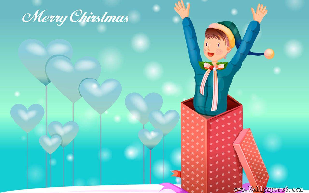 Christmas happy boy － Holiday Wallpaper download wallpaper