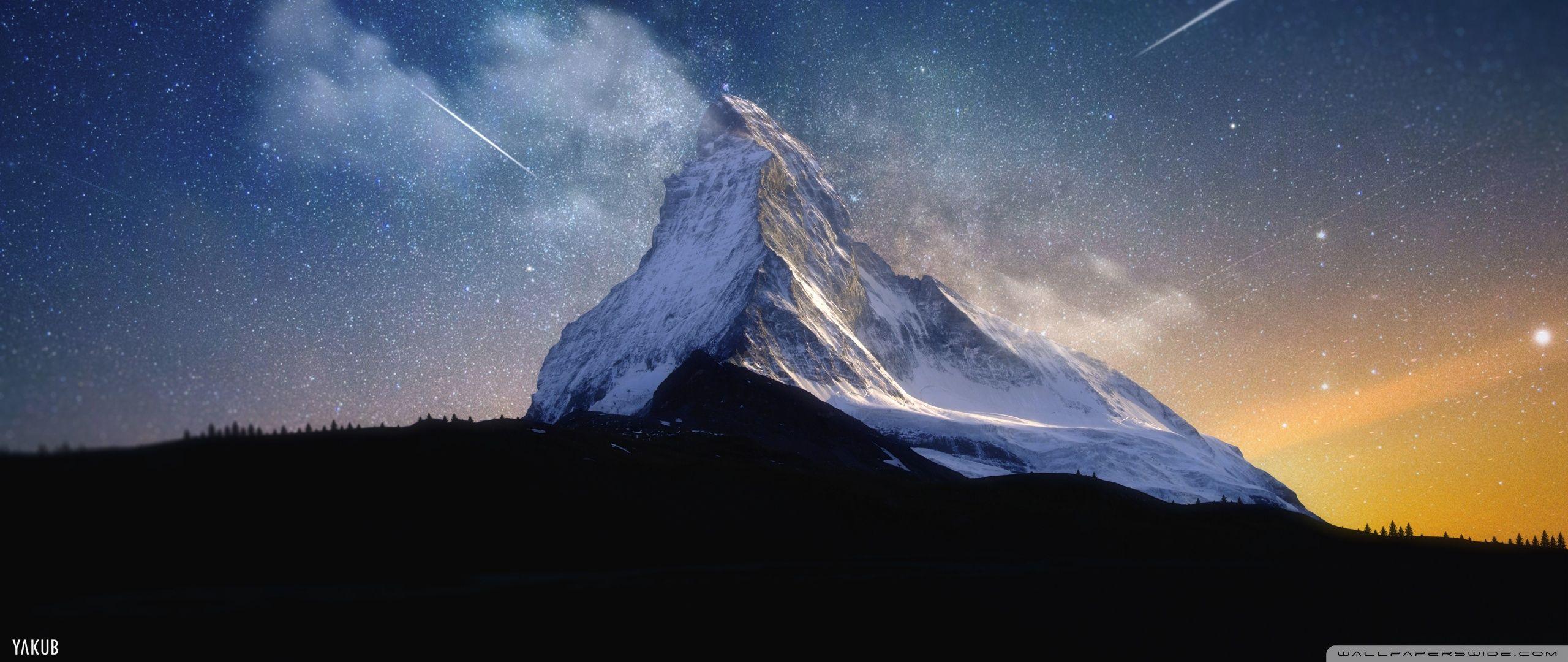 Milky Way Mountain by Yakub Nihat ❤ 4K HD Desktop Wallpaper for 4K