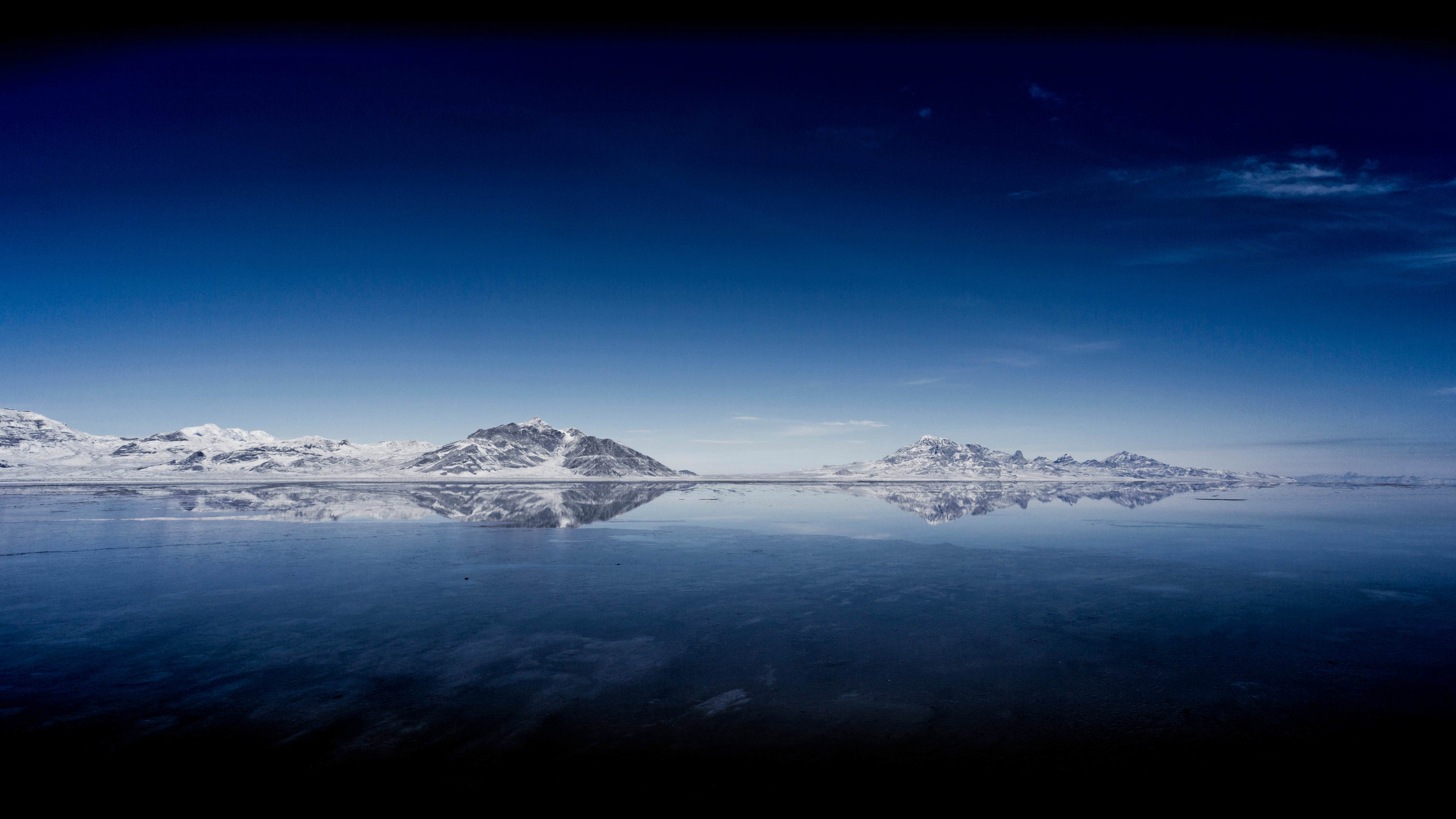 Bonneville Salt Flats Lake Utah 5K Wallpaper