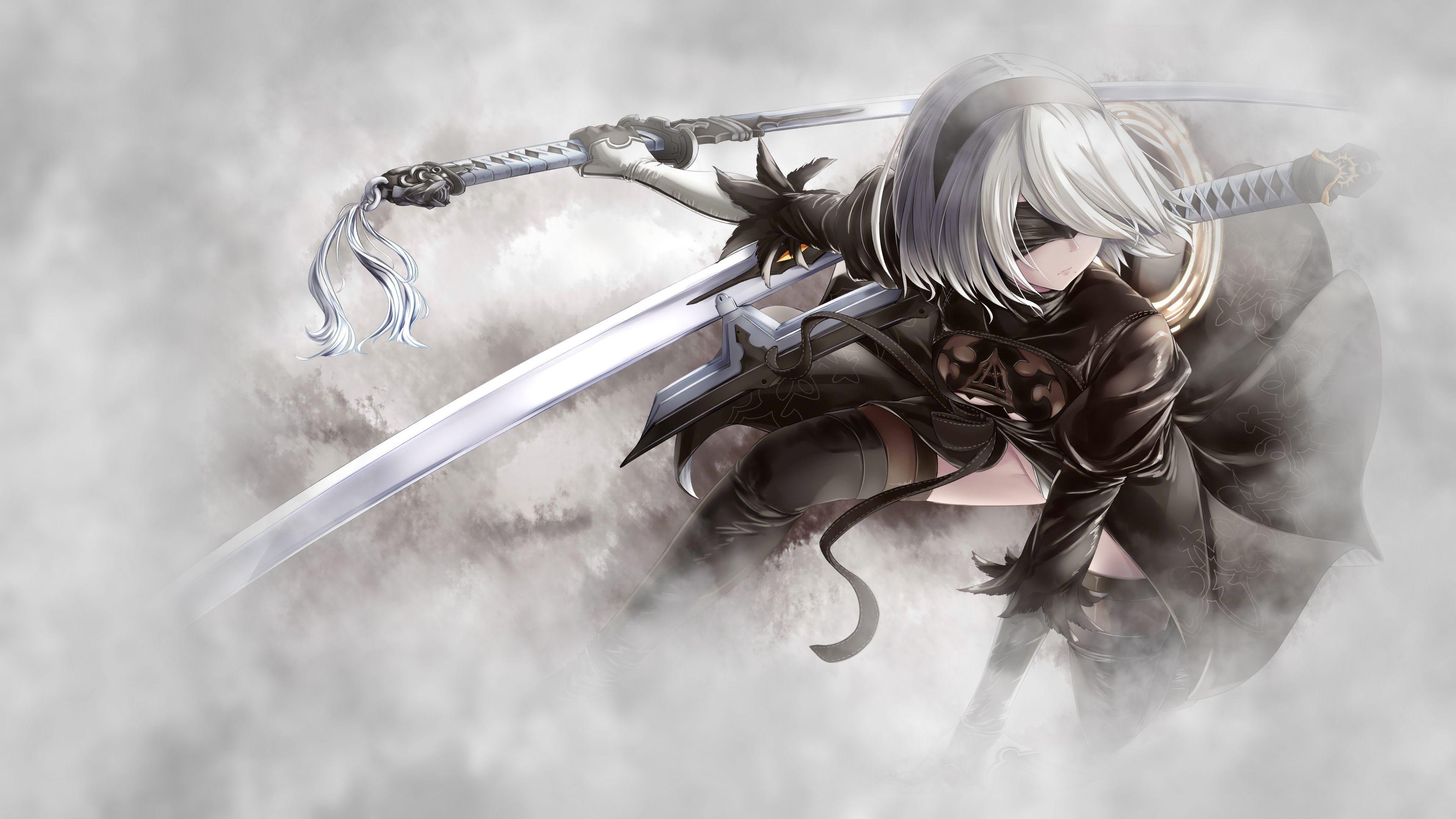 Free Nier Automata ChromeBook Wallpaper Ready For Download