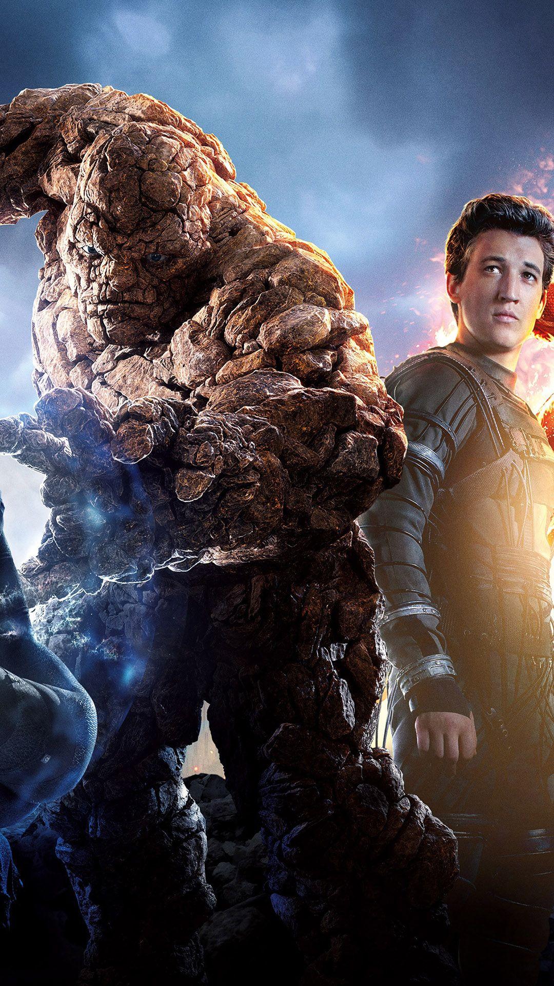 HD Background Fantastic Four Characters 2015 Movie Poster Wallpaper