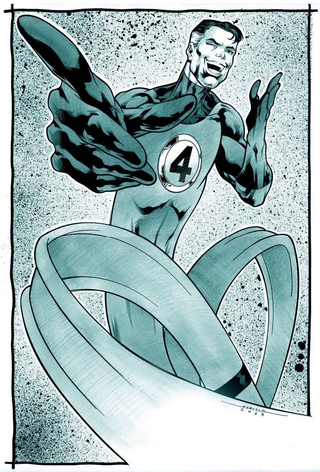 Mr. Fantastic by Marcelo Mueller. Marvel Heroes Phreek: Mr