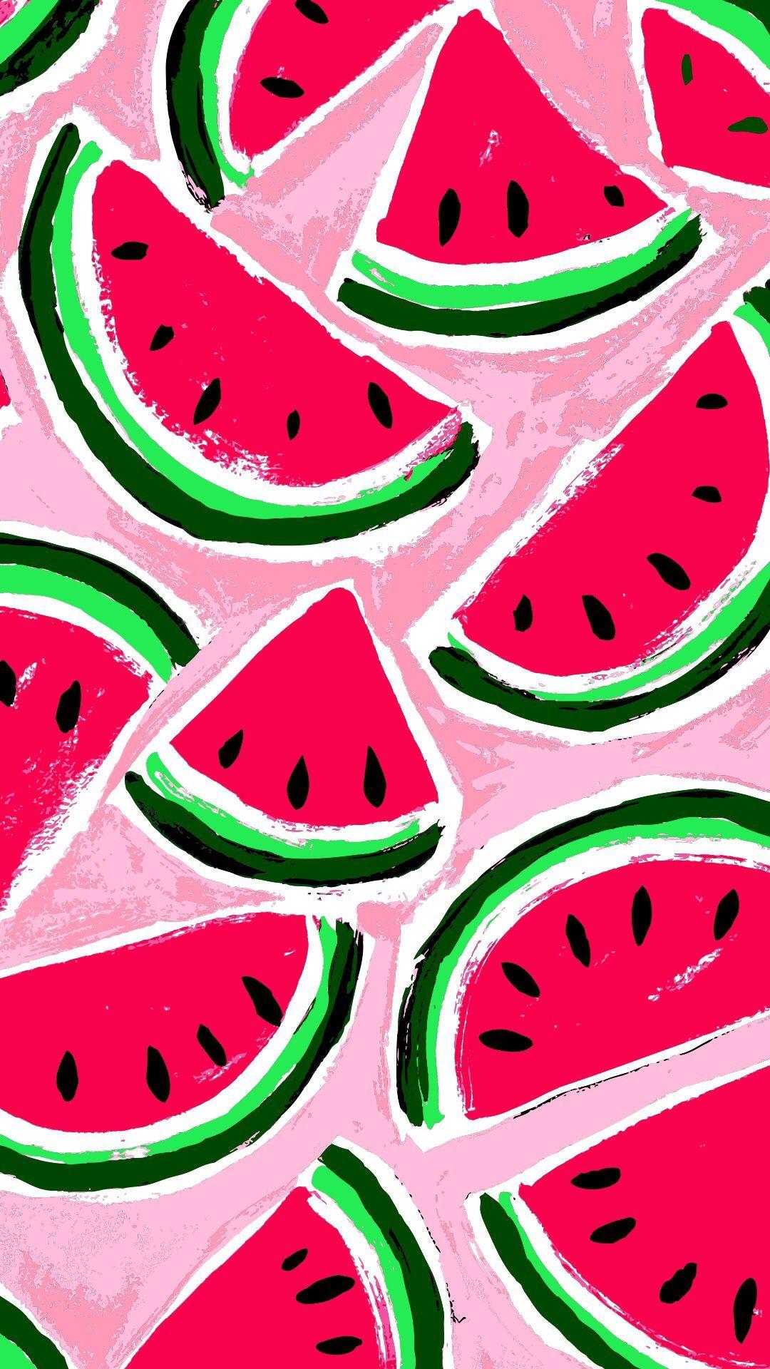 Watermelons home screen. Wallpaper. Screens