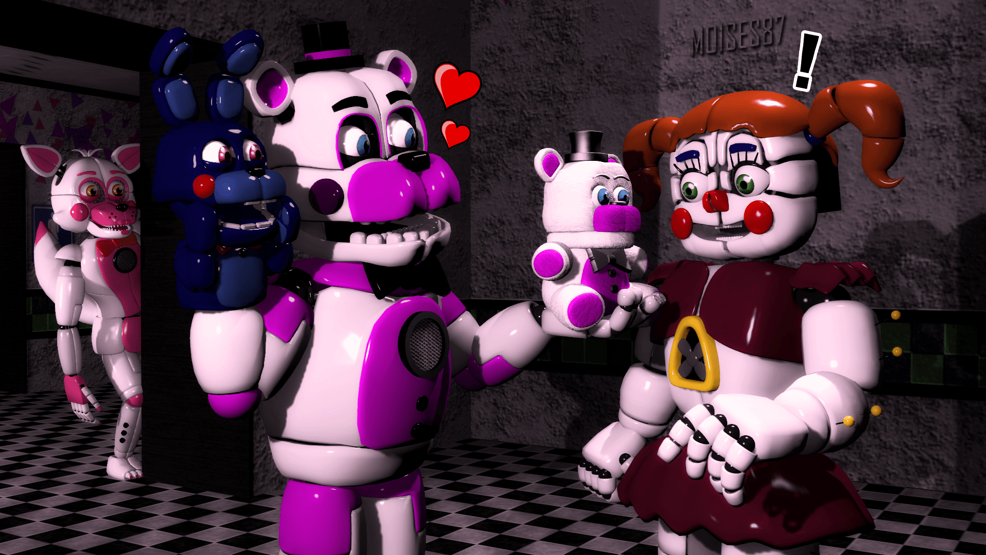 Five Nights at Freddy's image special gift funtime freddy x baby