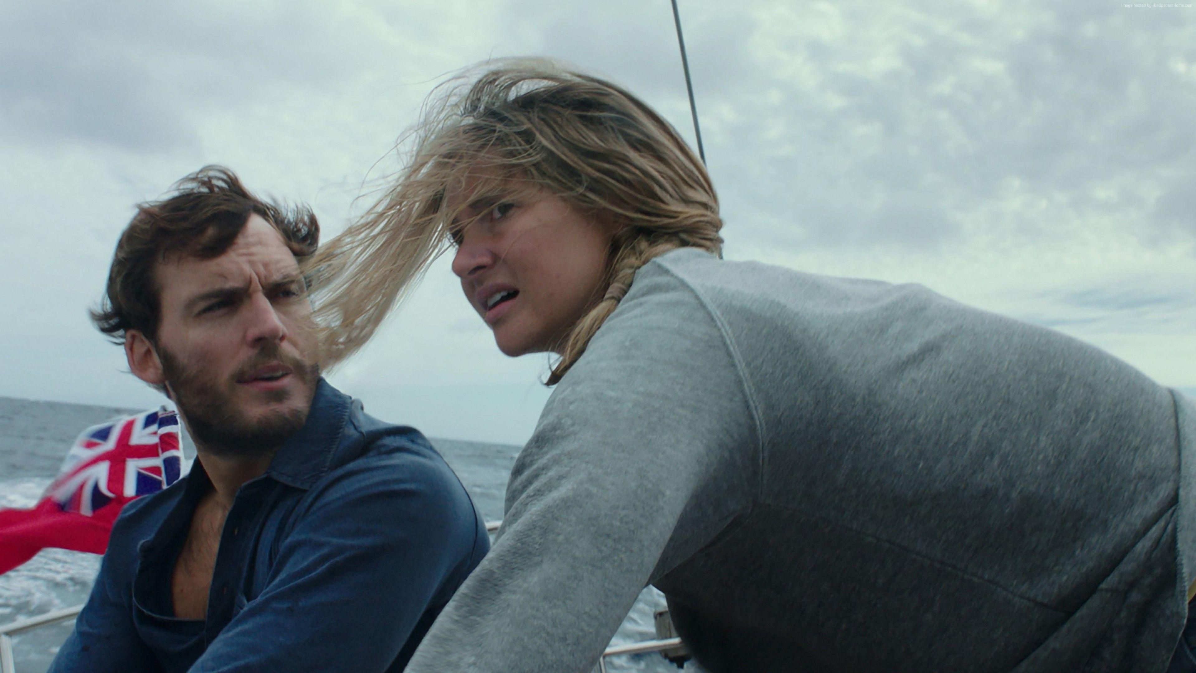 Wallpaper Adrift, Shailene Woodley, Sam Claflin, 4k, Movies
