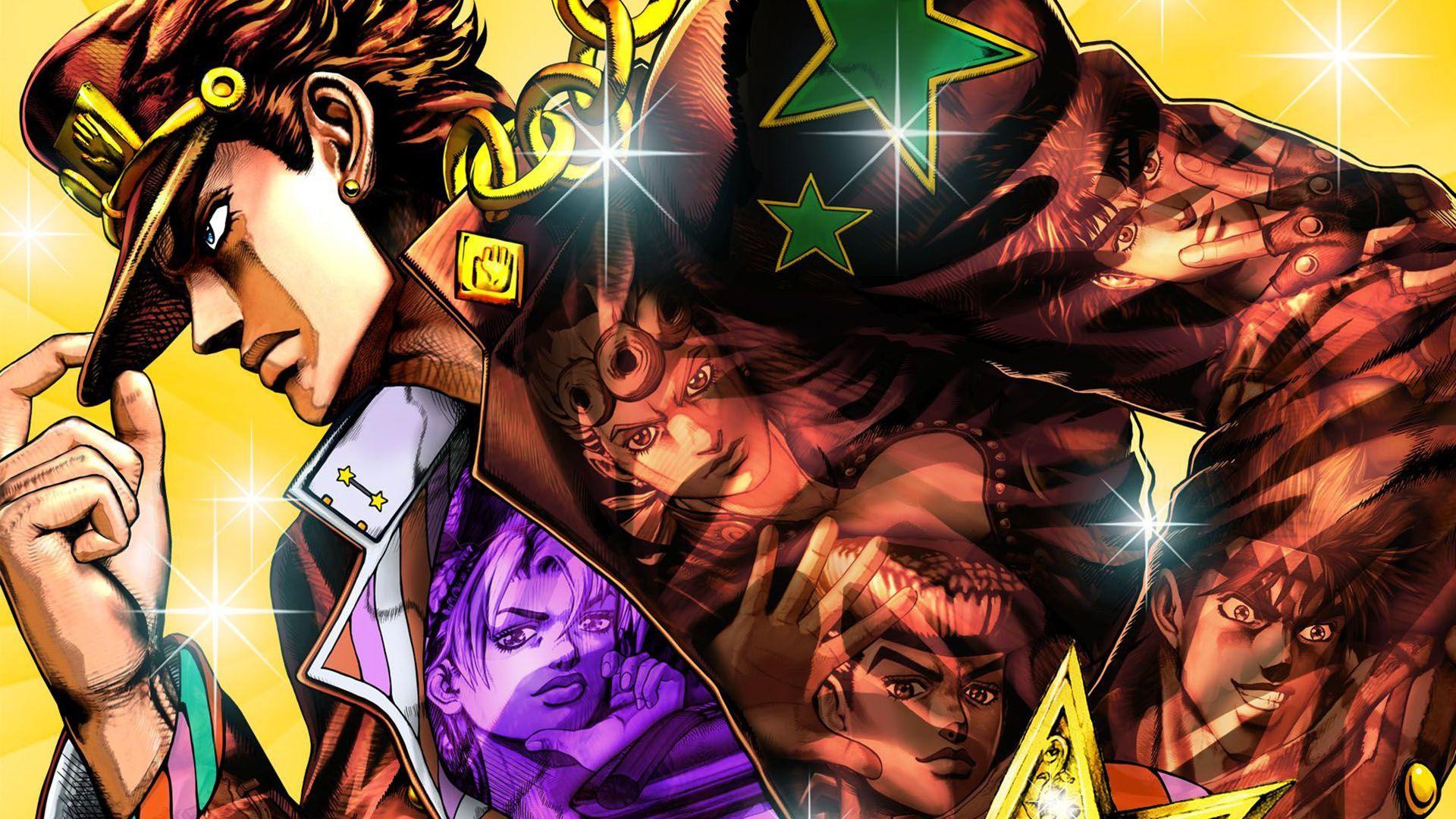 1) Jotaro Kujo [JoJo's Bizarre Adventure: Stardust Crusaders] (2250x4000):  Animewallpaper