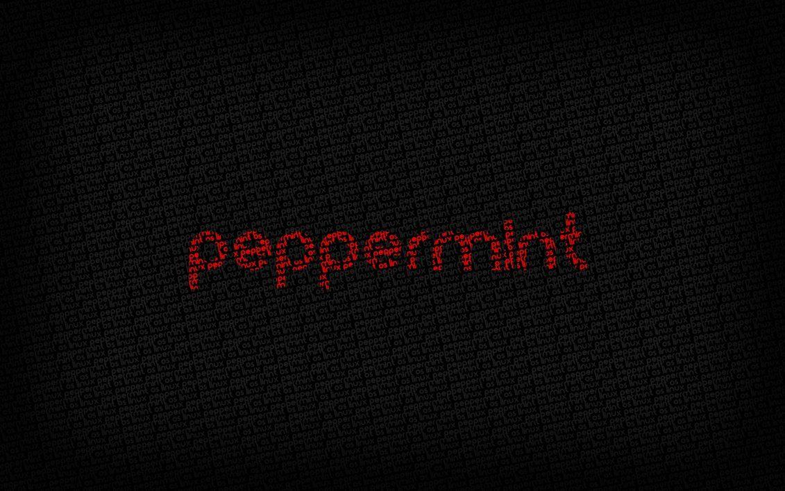 Peppermint Text Wallpaper