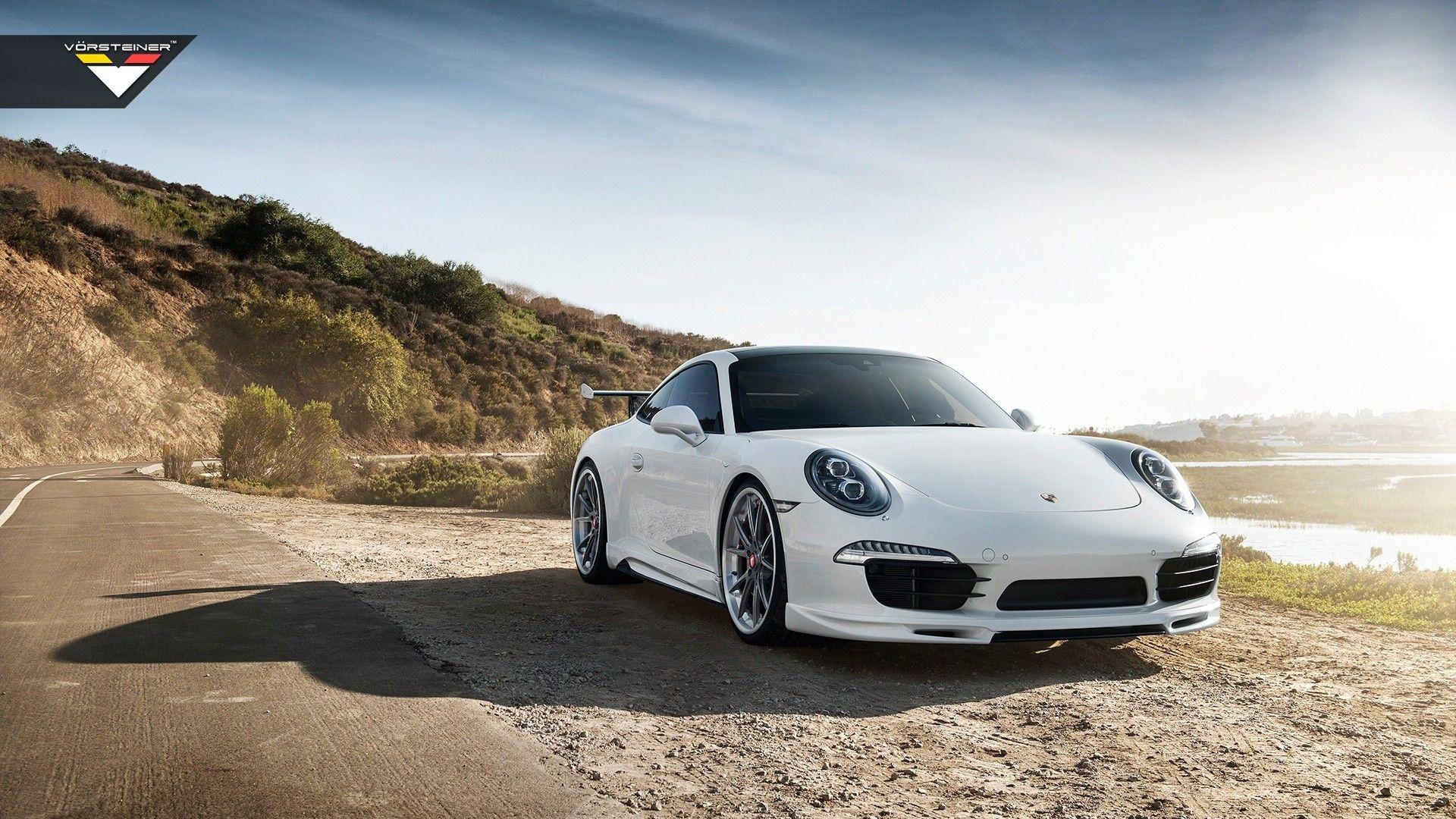 Porsche 911 Carrera S, #Porsche Carrera #car, #white cars, #beach