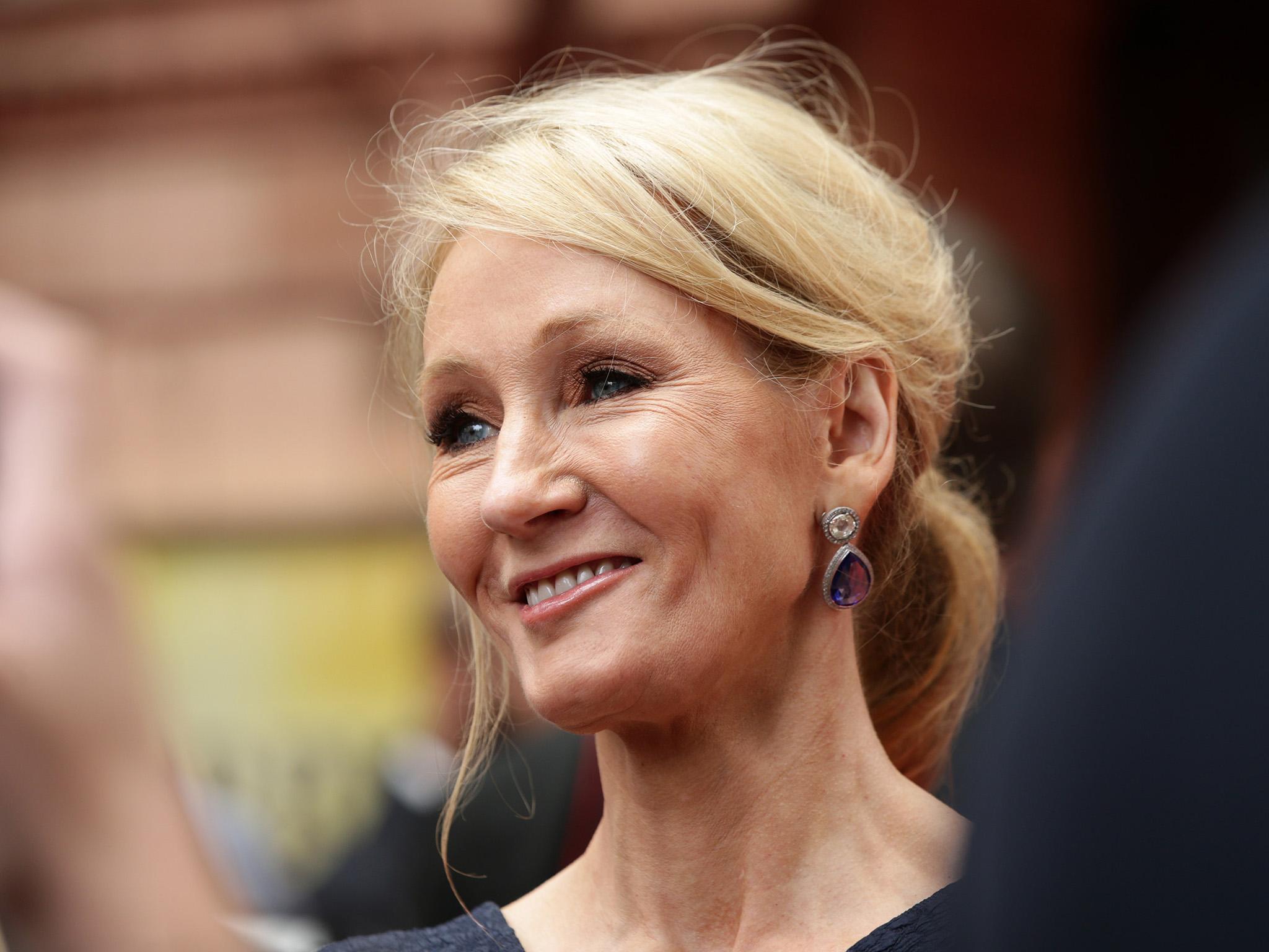 JK Rowling reveals secret manuscript scrawled onto a party dress