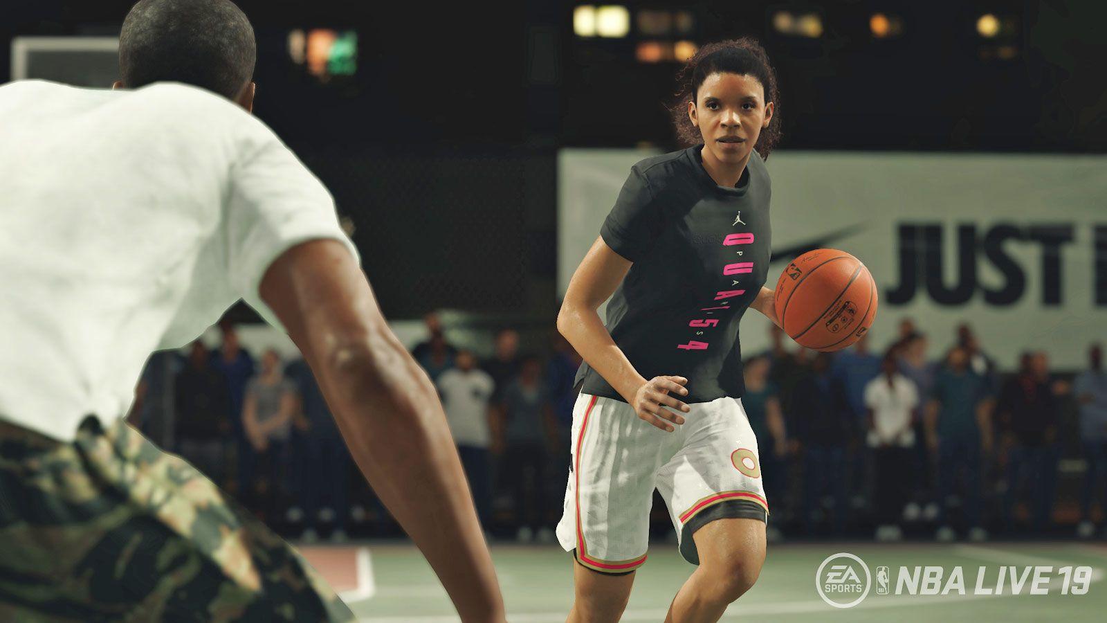 NBA Live 19' will let you create female players