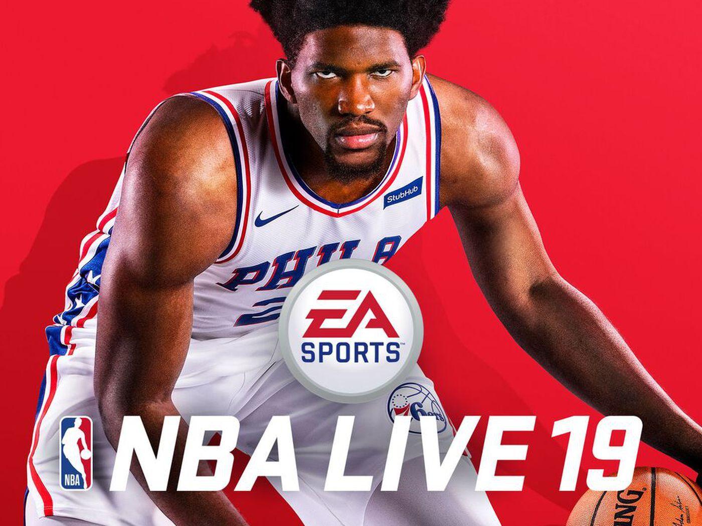 Joel Embiid trusted the process onto the 'NBA Live 19' cover