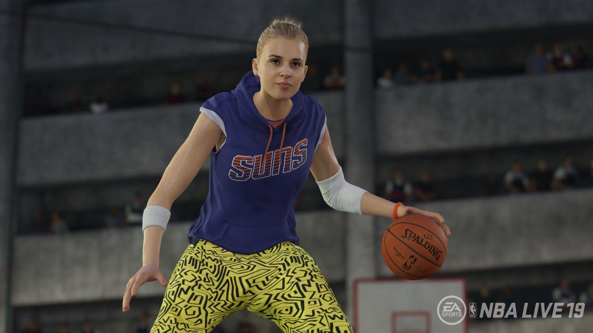 NBA LIVE 19 Introduces Female Create A Player