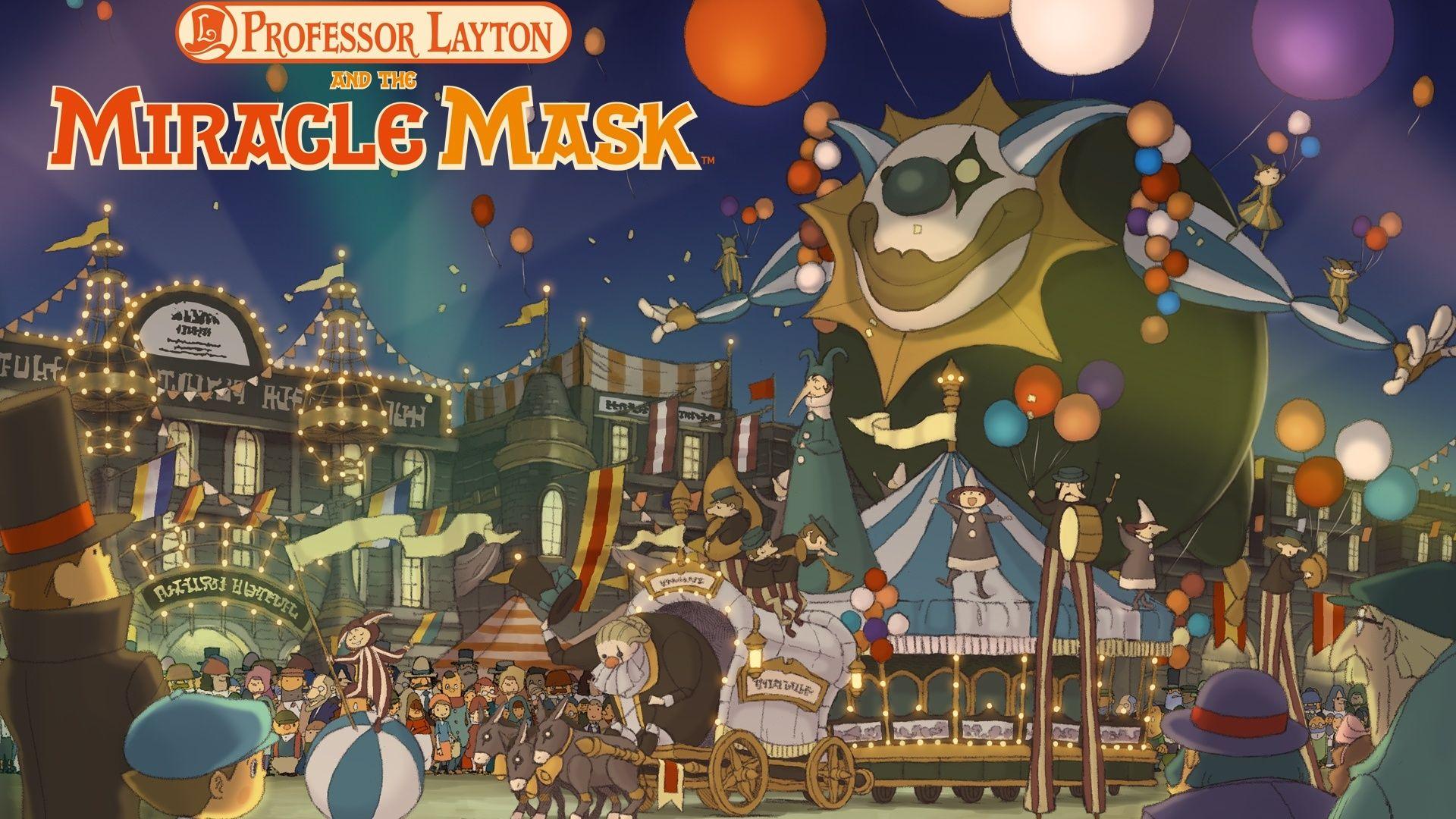 Professor Layton and the Miracle Mask HD Wallpaper. Background