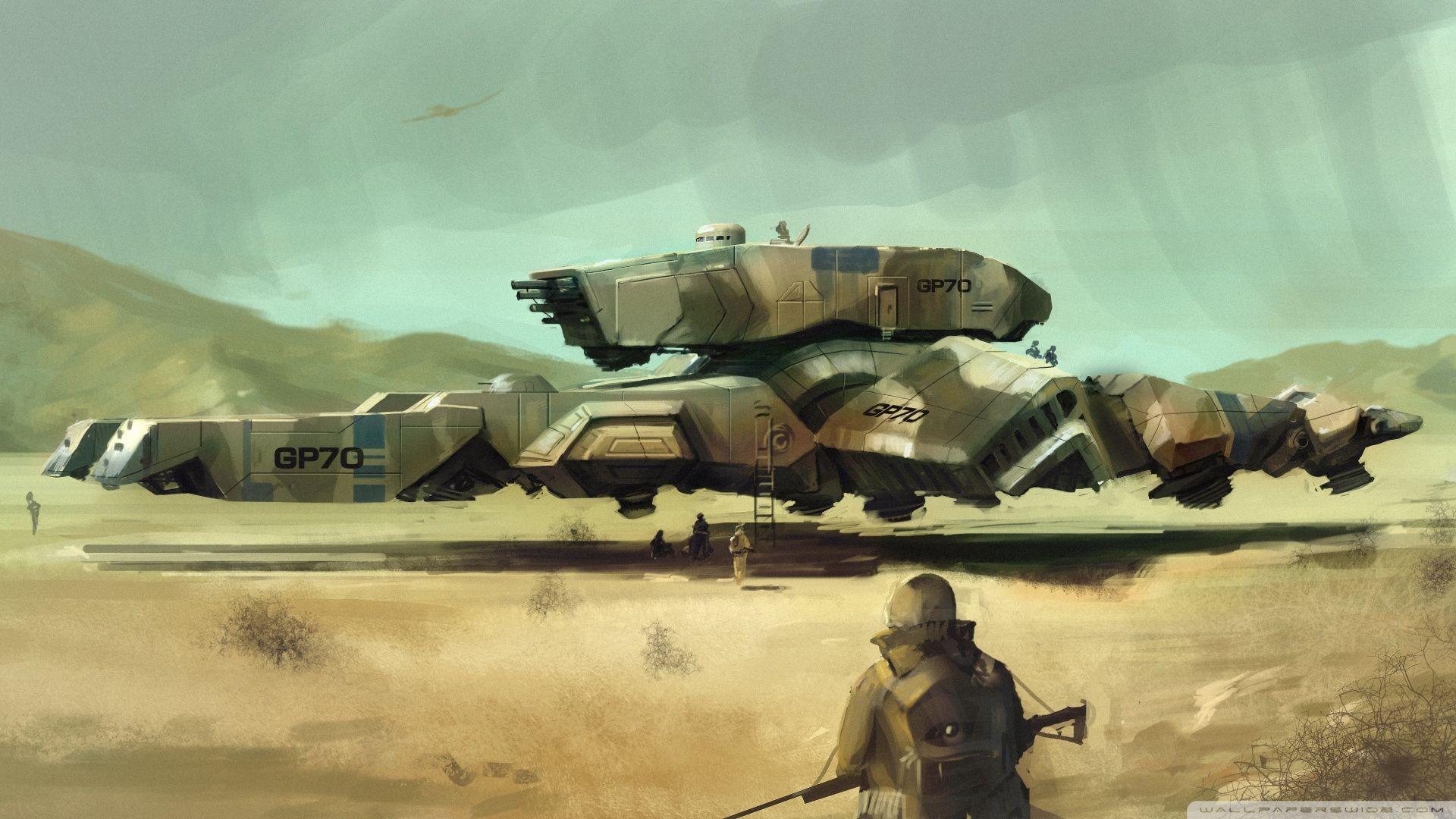 Military Airship Art ❤ 4K HD Desktop Wallpaper for 4K Ultra HD TV