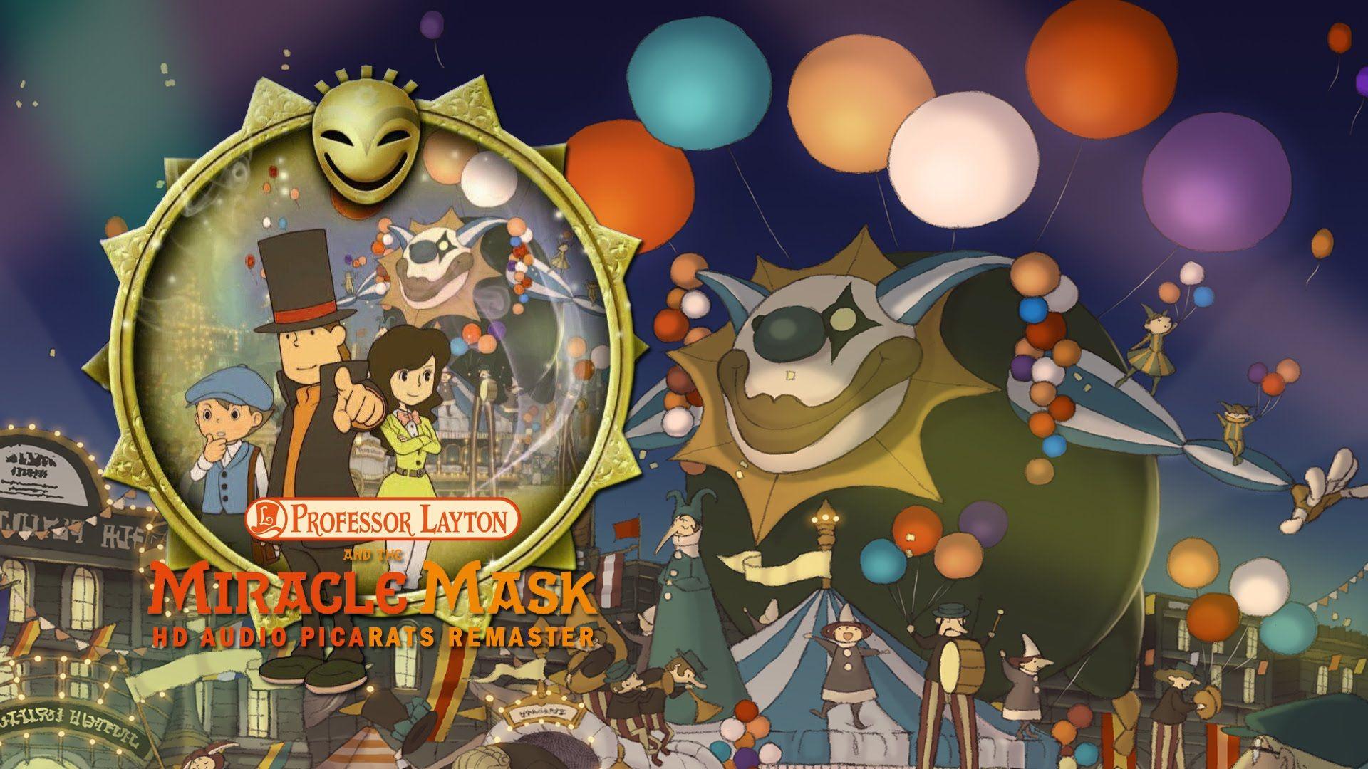 Professor Layton And The Miracle Mask wallpaper, Video Game, HQ