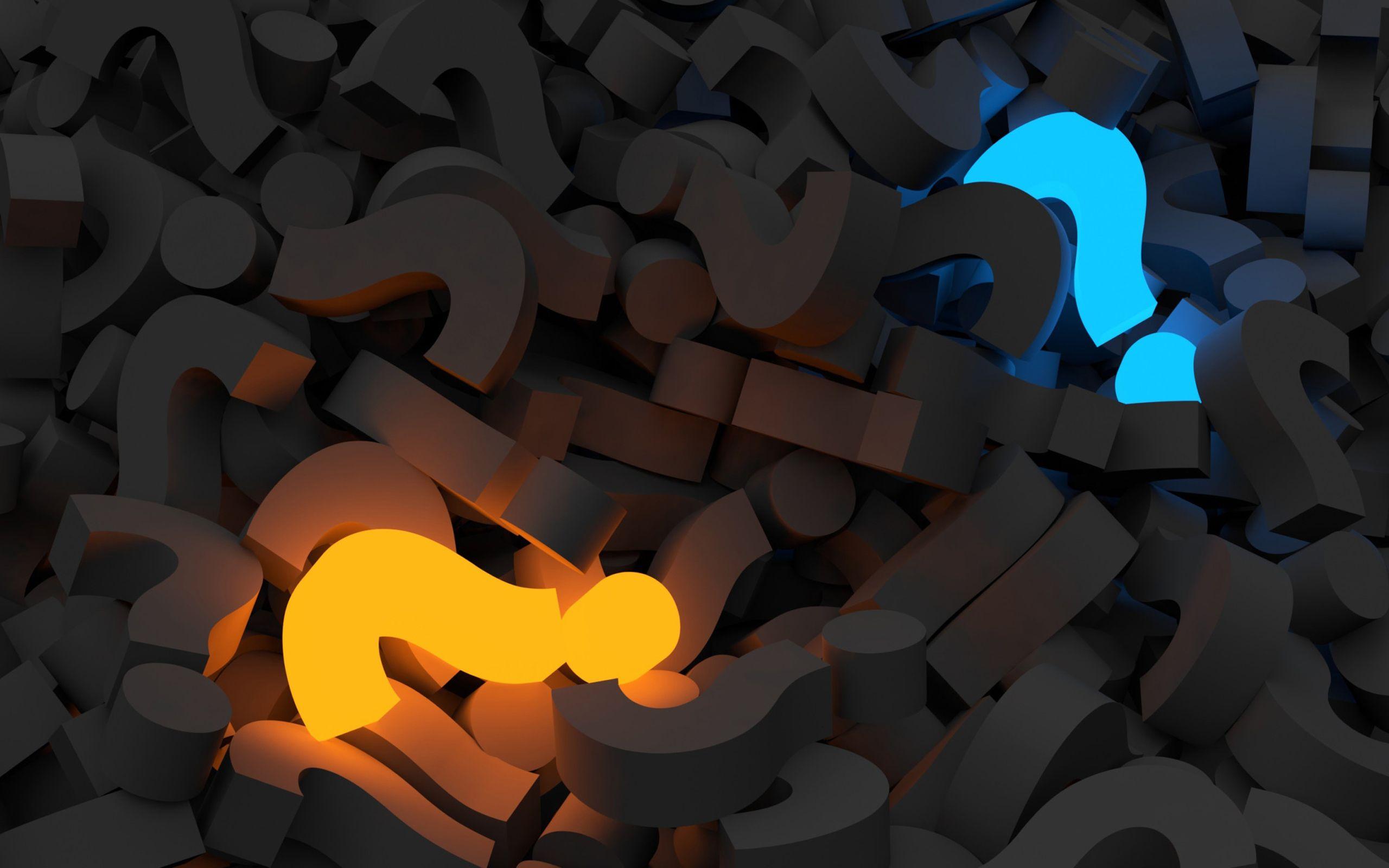 Download wallpaper question sign, art, creative, questions