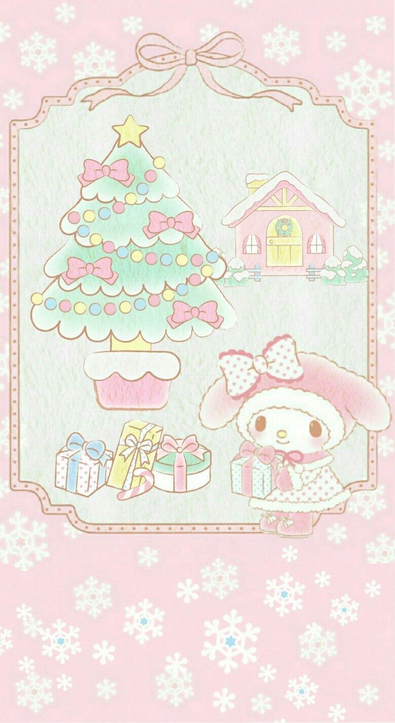 Pastel Kawaii Christmas Wallpaper