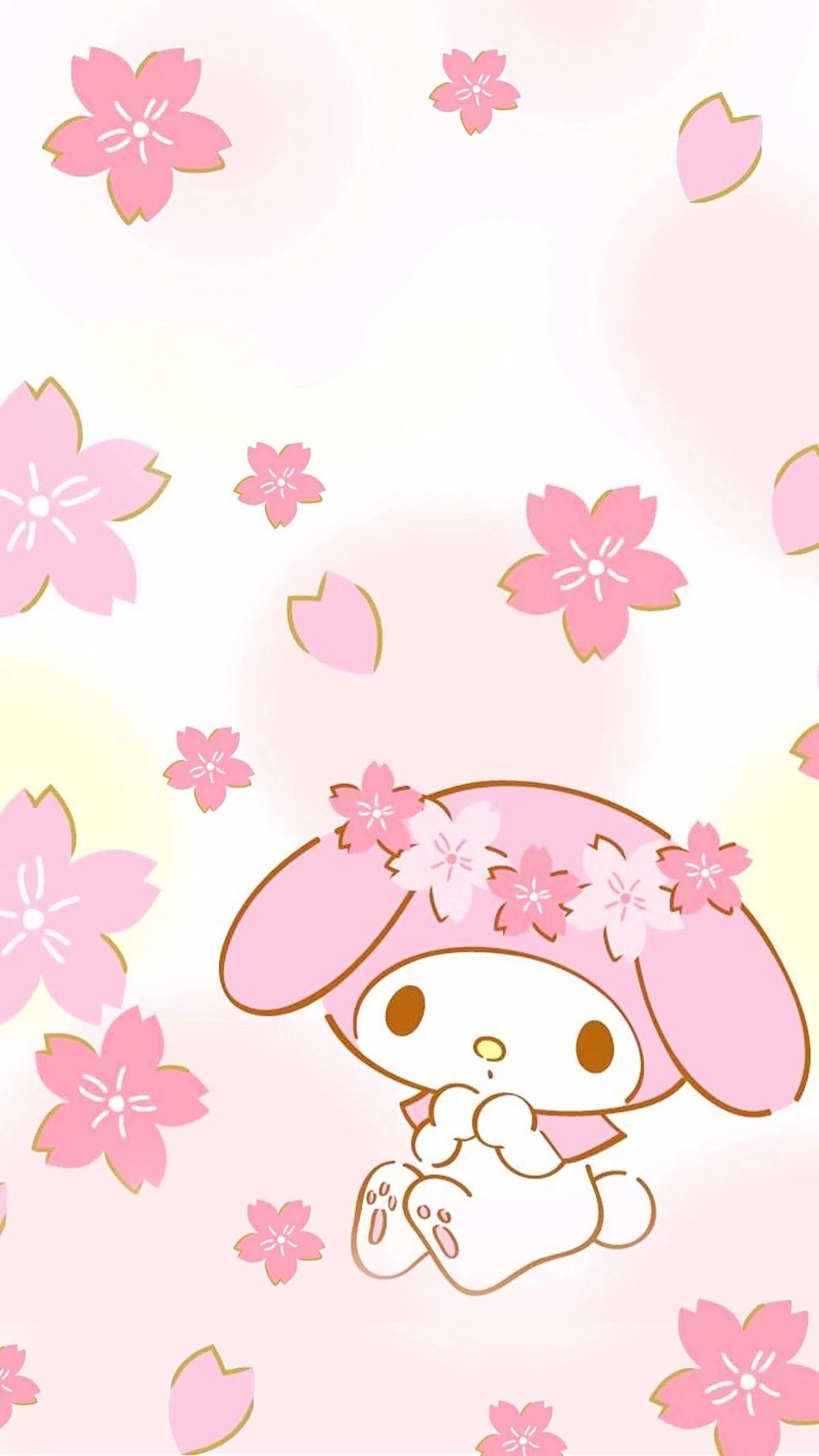 Fondo De Pantalla Hello Kitty Melody Wallpaper Sanrio Kawaii Iphone