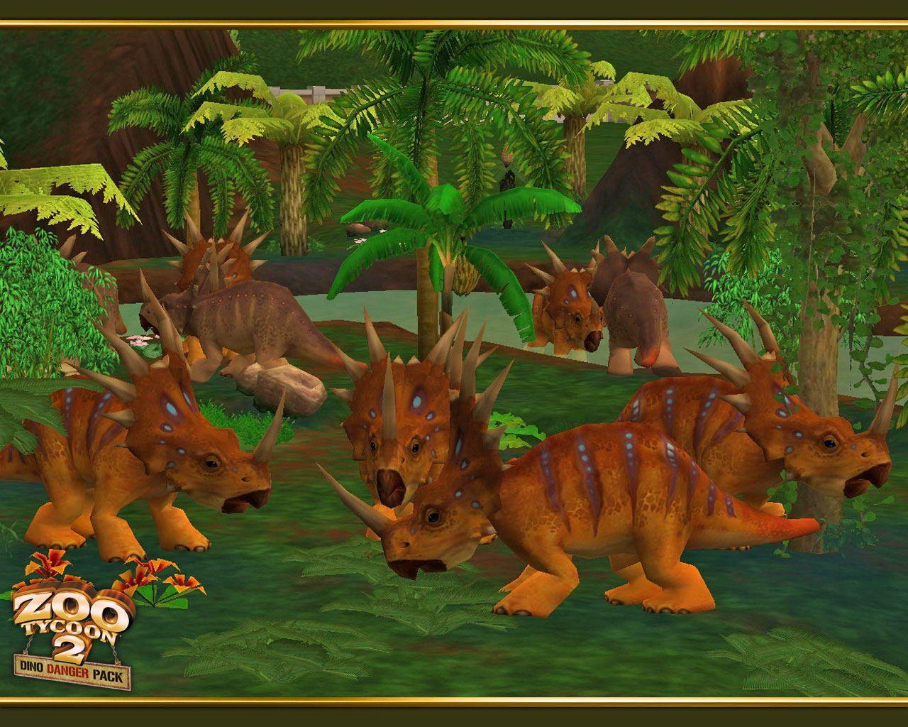 Triceratops- Free Zoo Tycoon 2 Wallpaper Gallery Game Wallpaper
