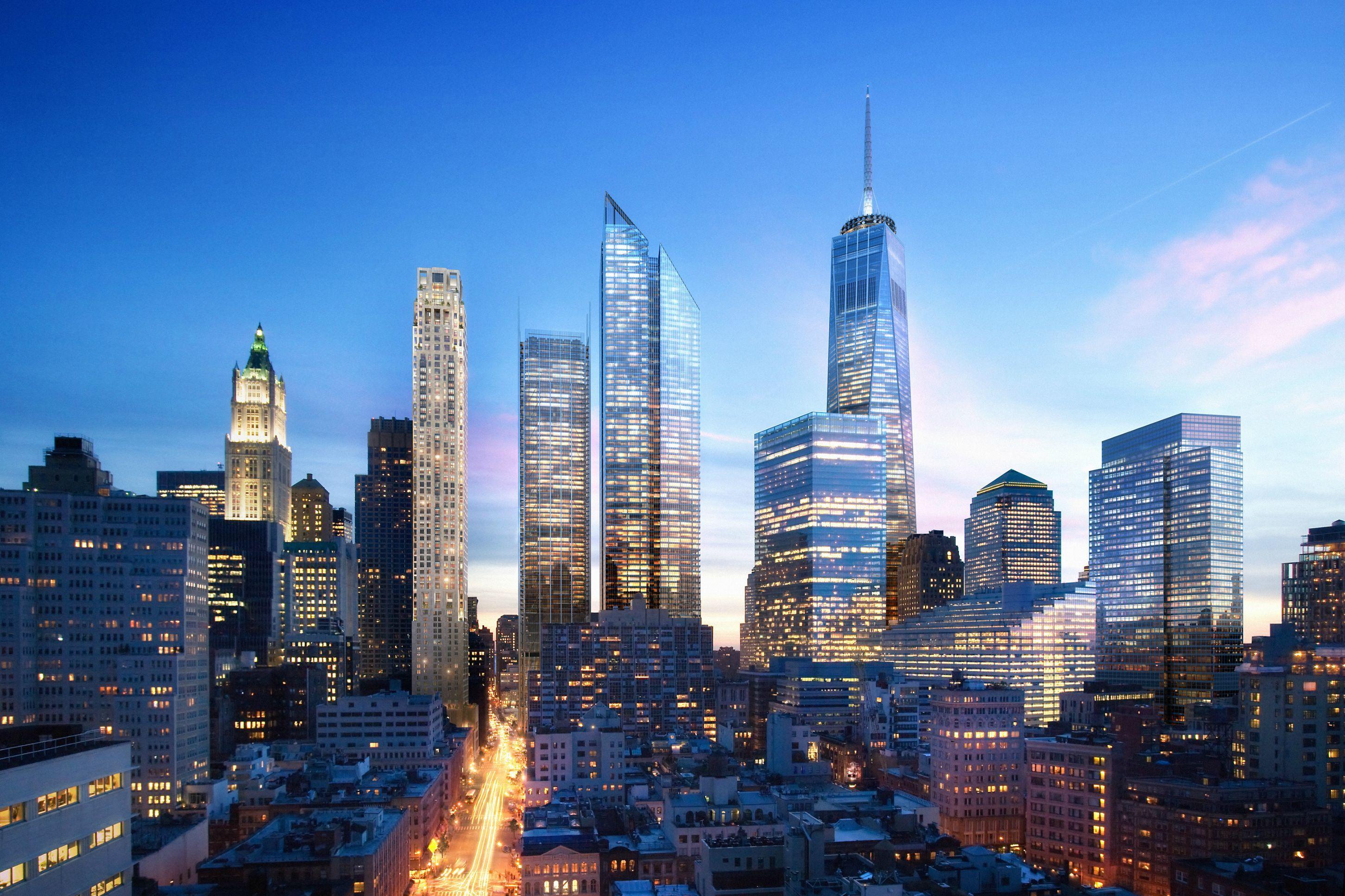 NEW YORK. One World Trade Center' Pinnacle / 373' Roof