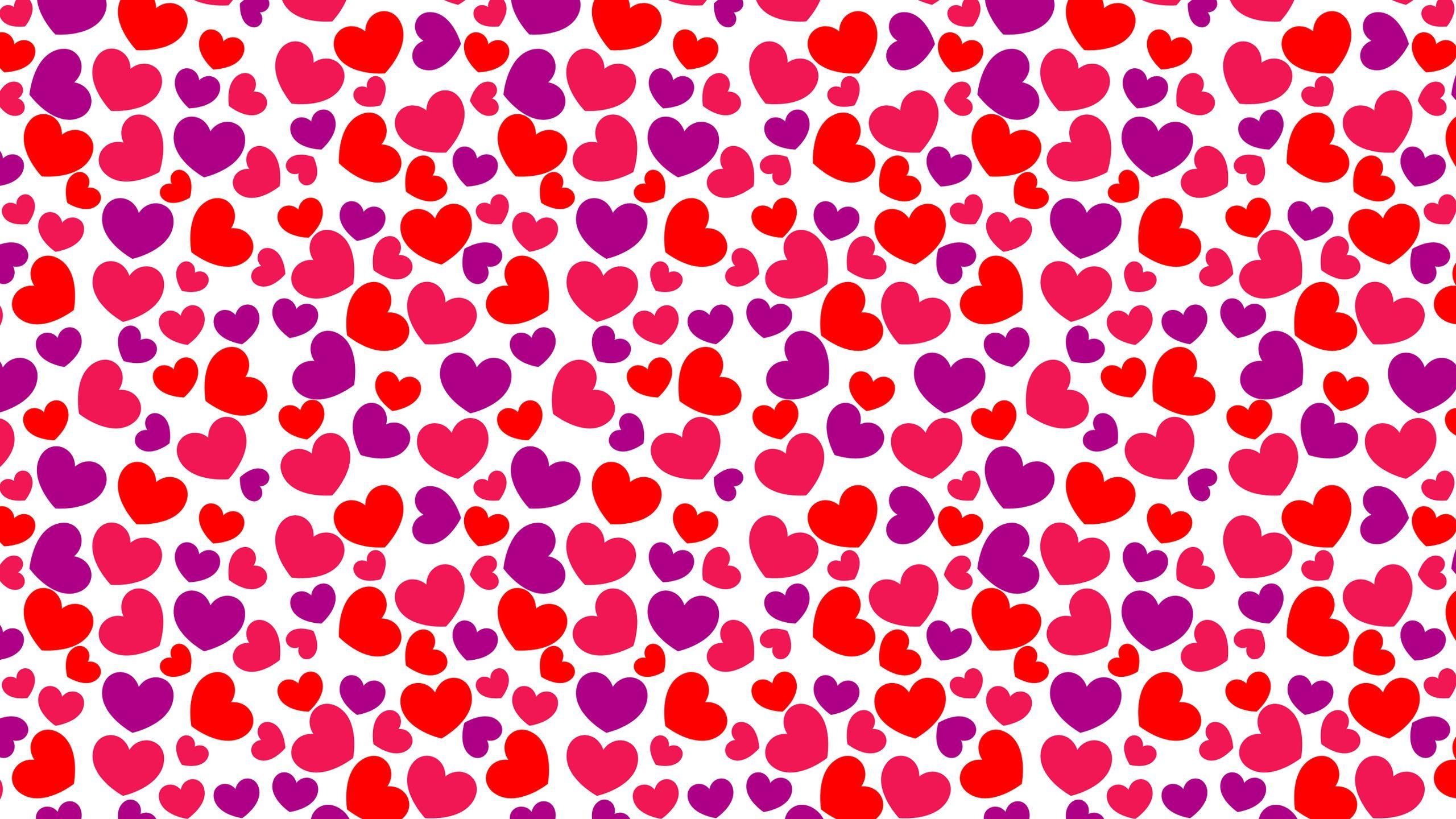 Awesome Heart Pattern Wallpaper