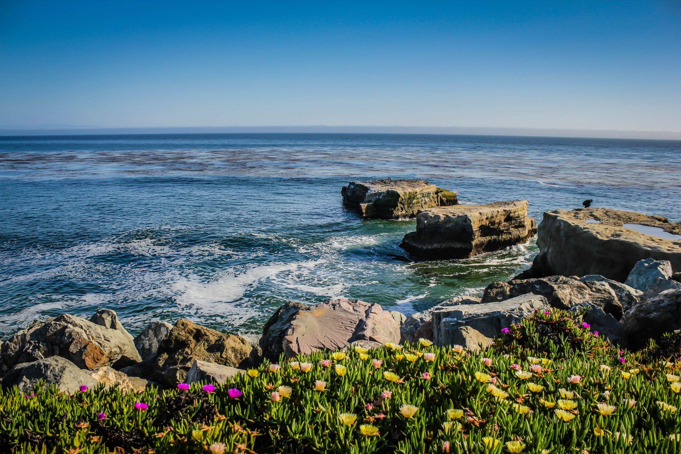HD Wallpaper: The ocean view from Santa Cruz, CA