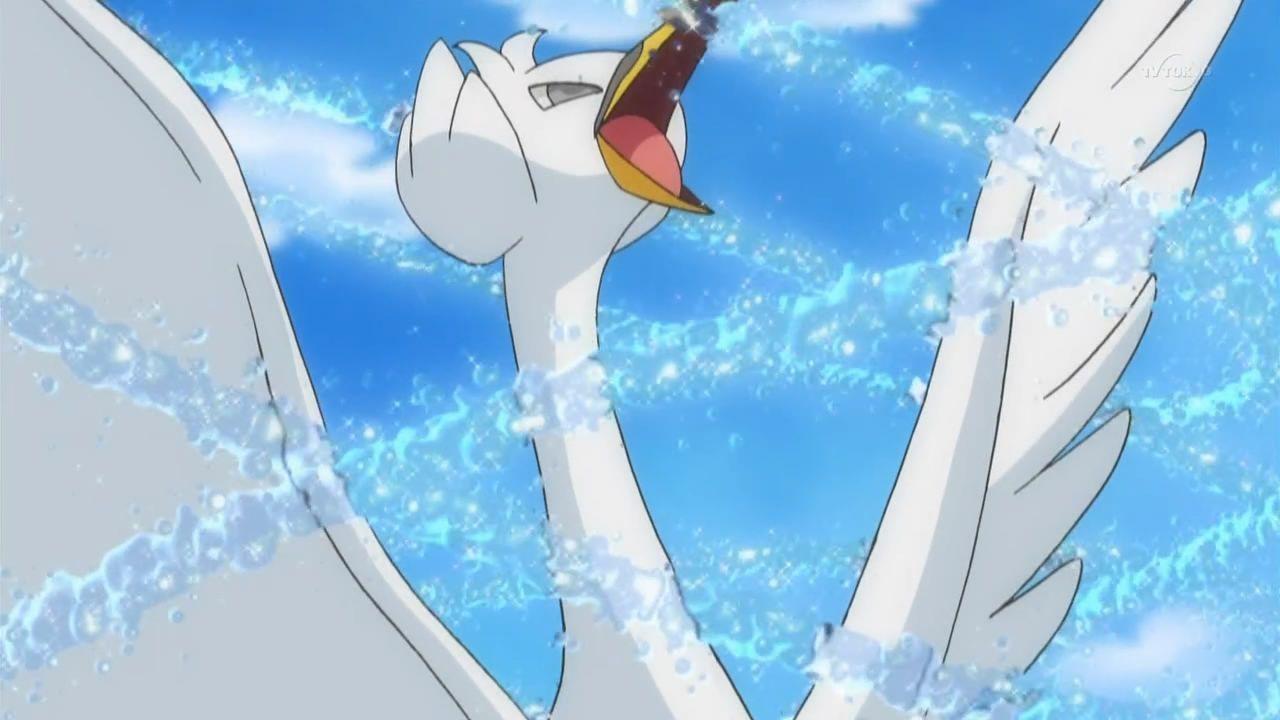 Swanna use Aqua Ring. POKEMONI. Pokémon