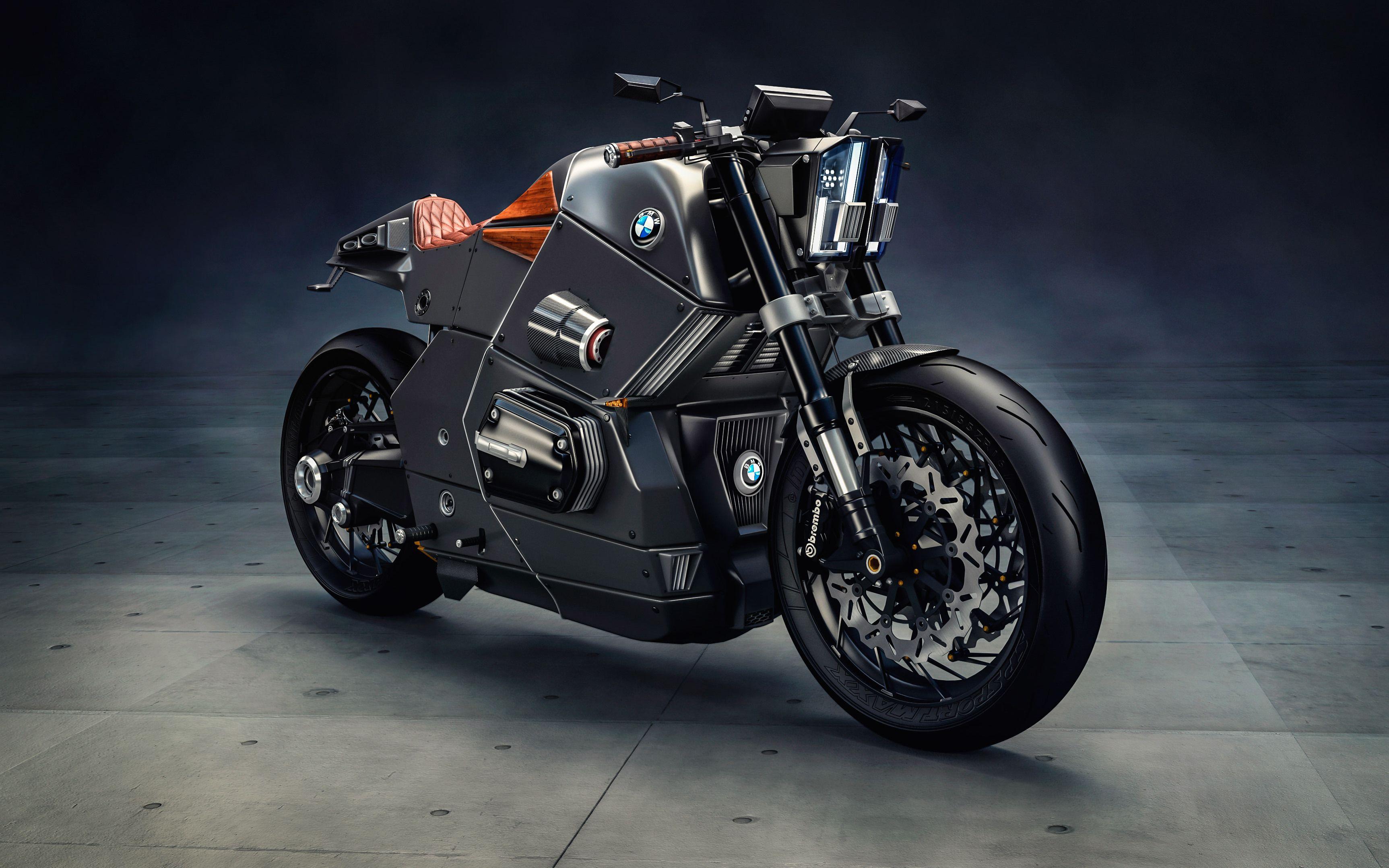Wallpaper BMW Urban Racer, Concept bikes, Electric bike, 4K