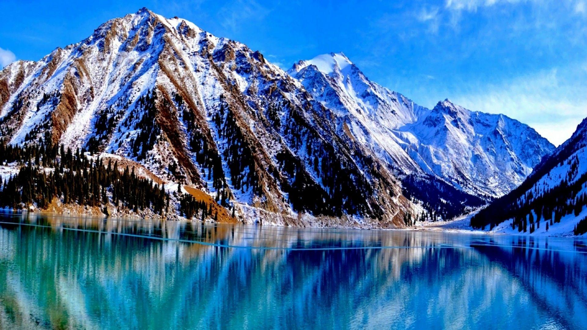 Big Almaty Lake In Kazakhstan Wallpaper. Wallpaper Studio 10. Tens