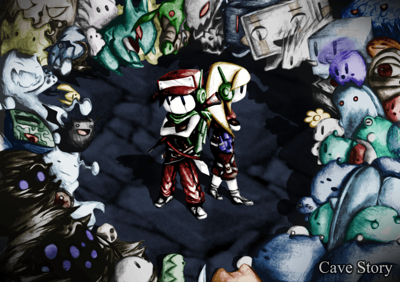OLD* Cave Story Wallpaper Colored