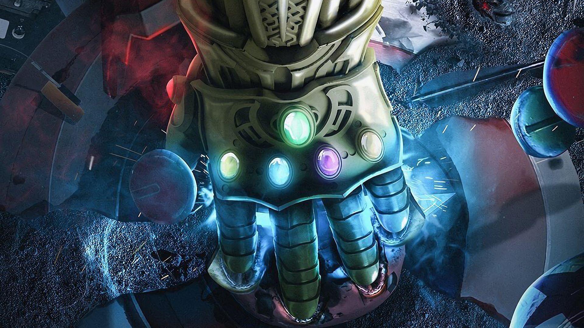 Thanos Infinity Gauntlet HD Wallpaper. Background Imagex1080