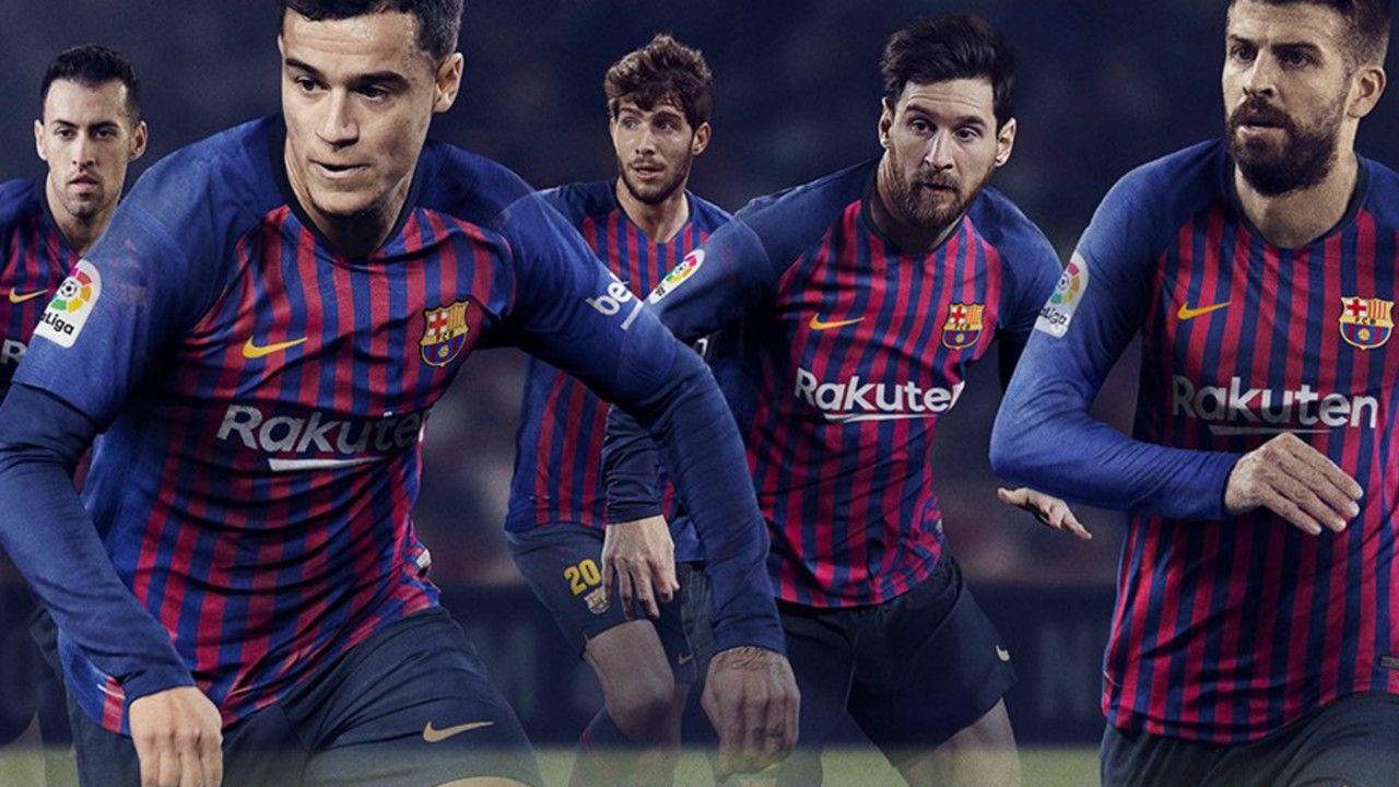 Barcelona Unveil New Home Kit For 2018 19 Season