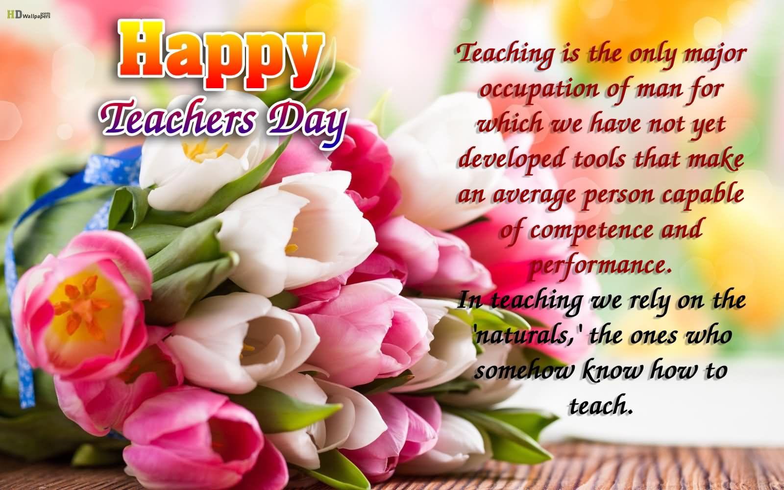 Beautiful Teachers Day Greeting Card Picture And Image