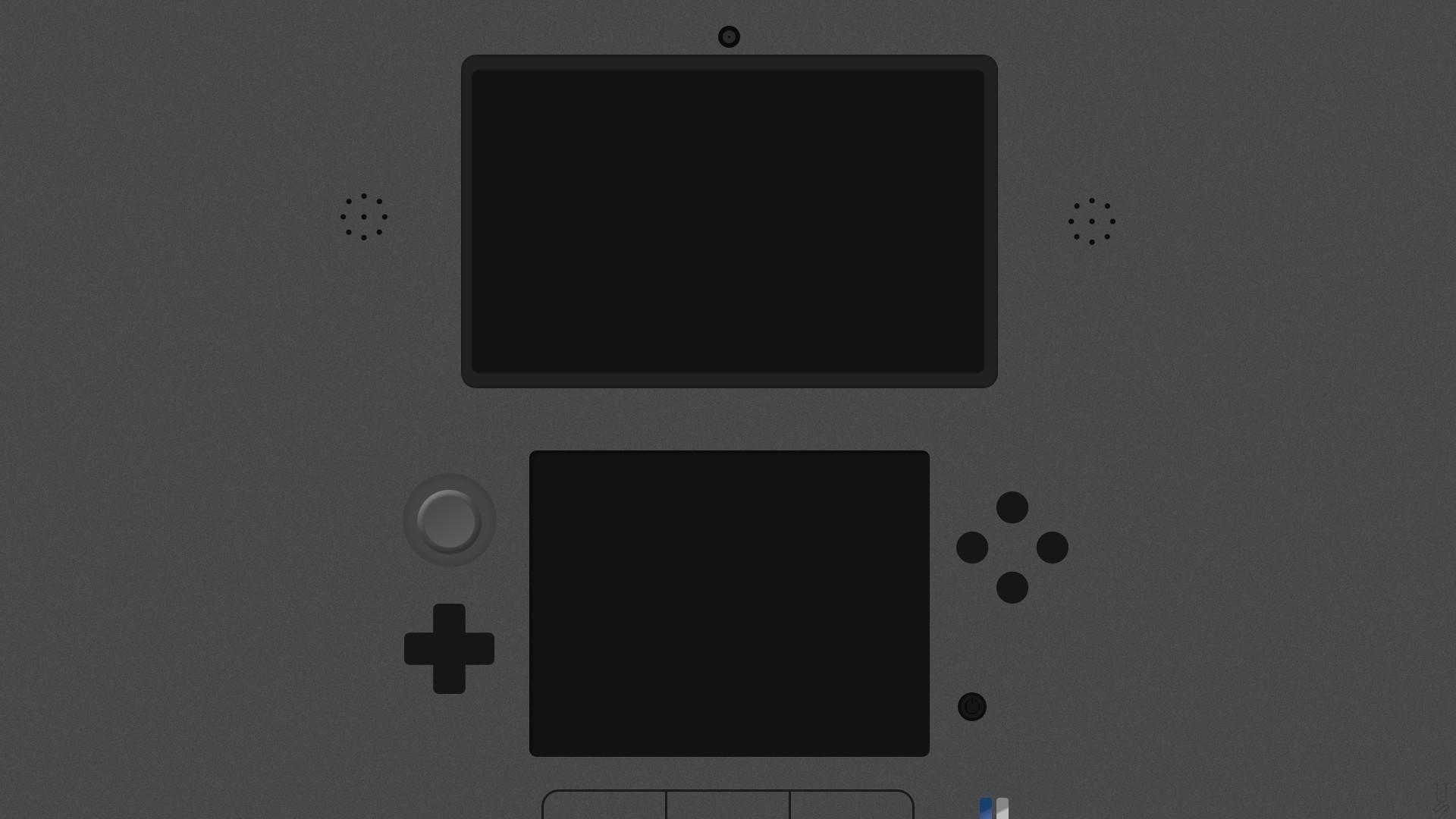 Nintendo ds gray minimalistic wallpaper