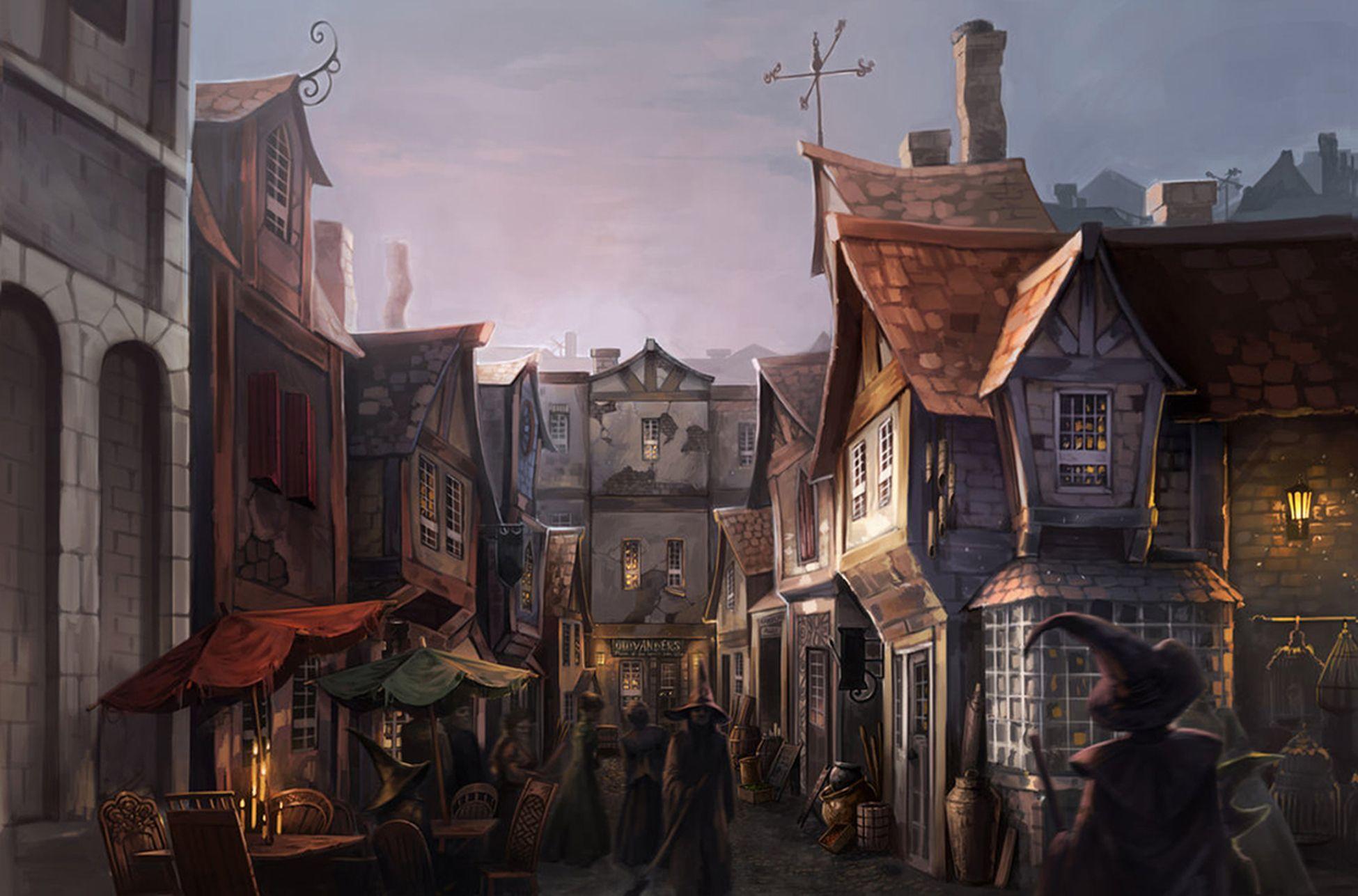 Diagon Alley HD Wallpaper and Background Image