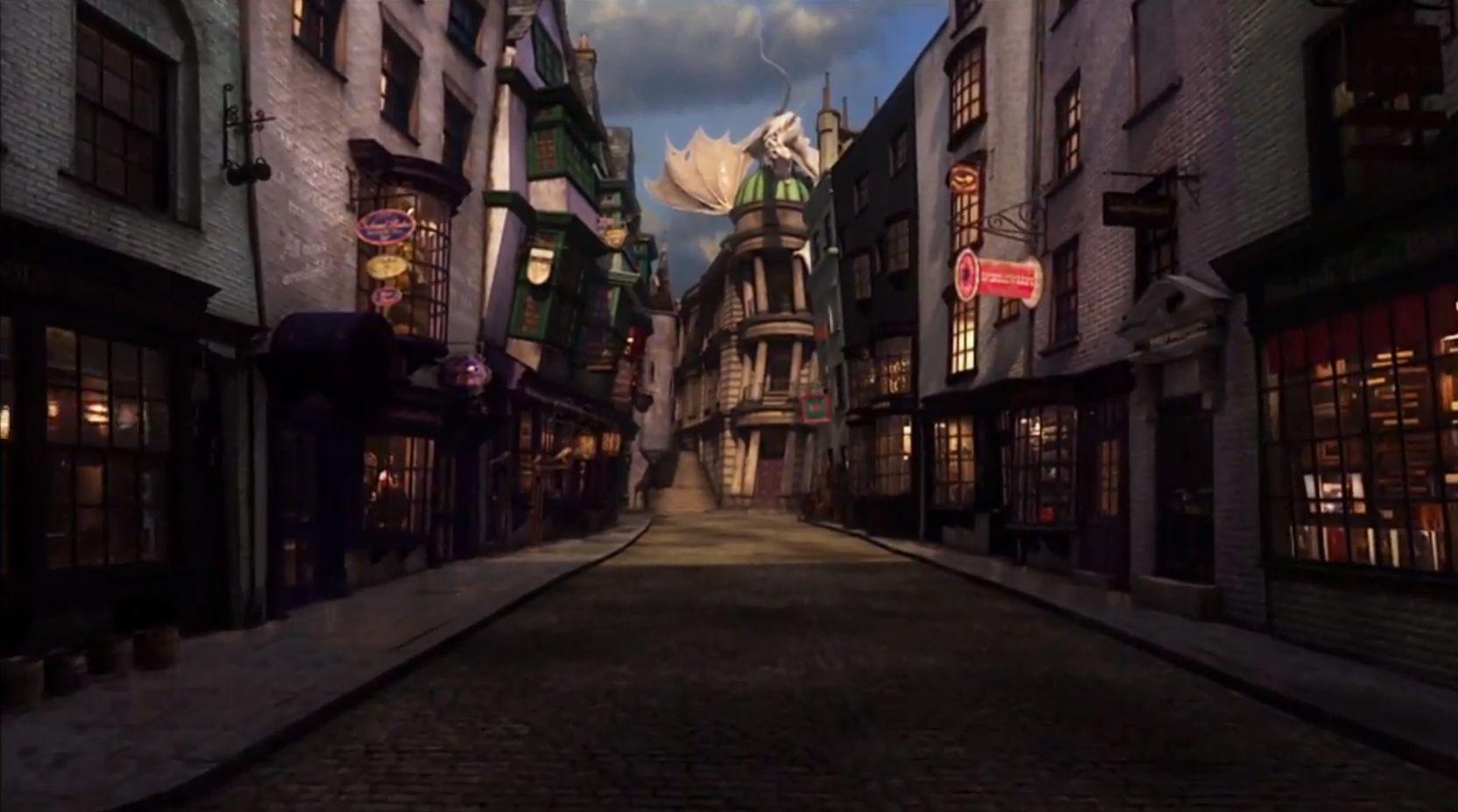 harry potter illustrated diagon alley