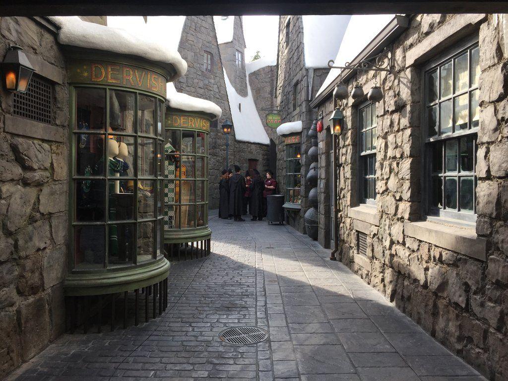 There is no Diagon Alley part of the park
