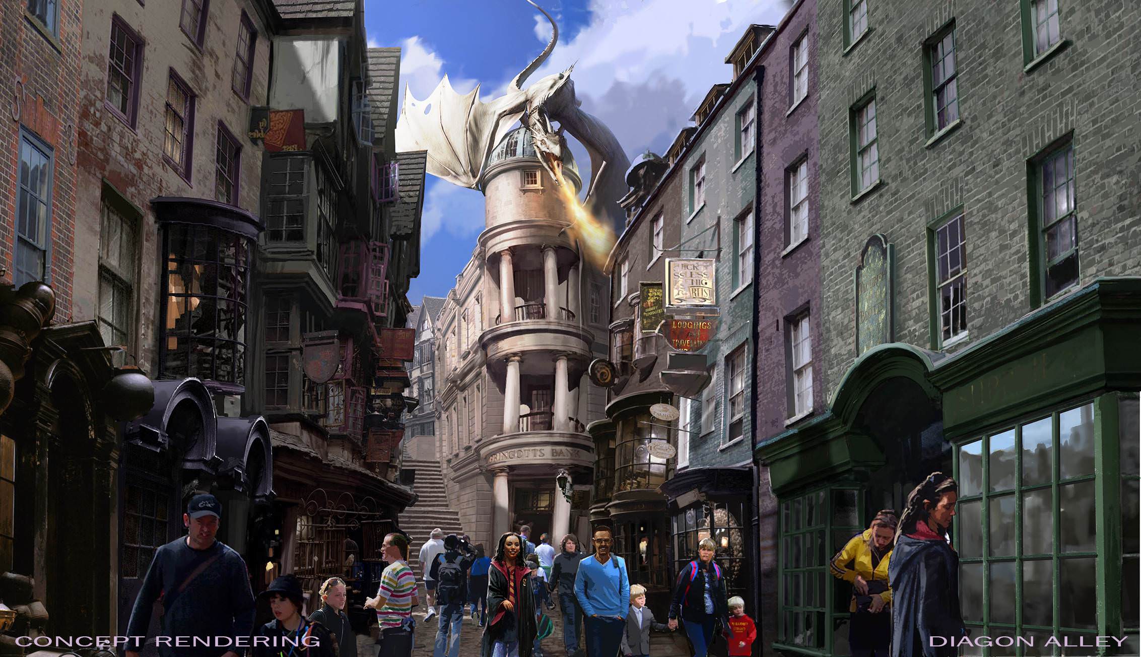 Details of the Wizarding World of Harry Potter's Diagon Alley