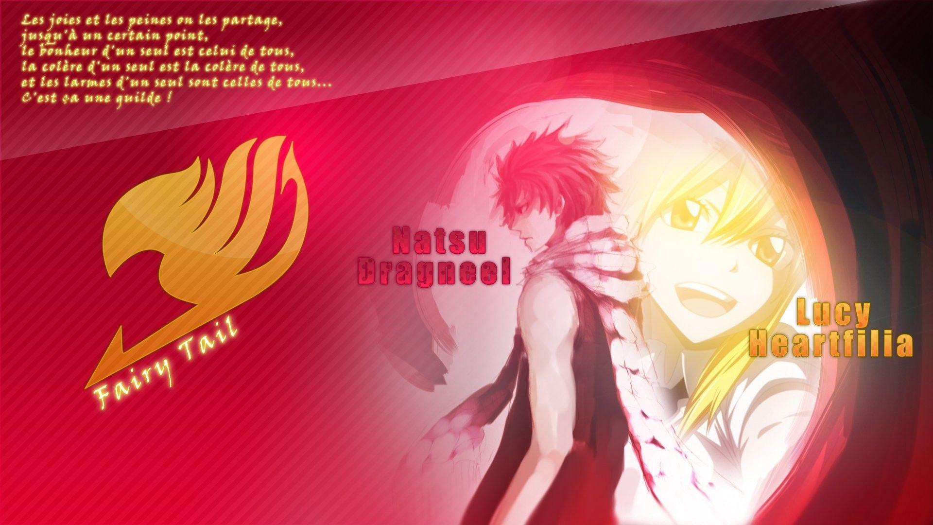 Natsu and Lucy Wallpaper background picture