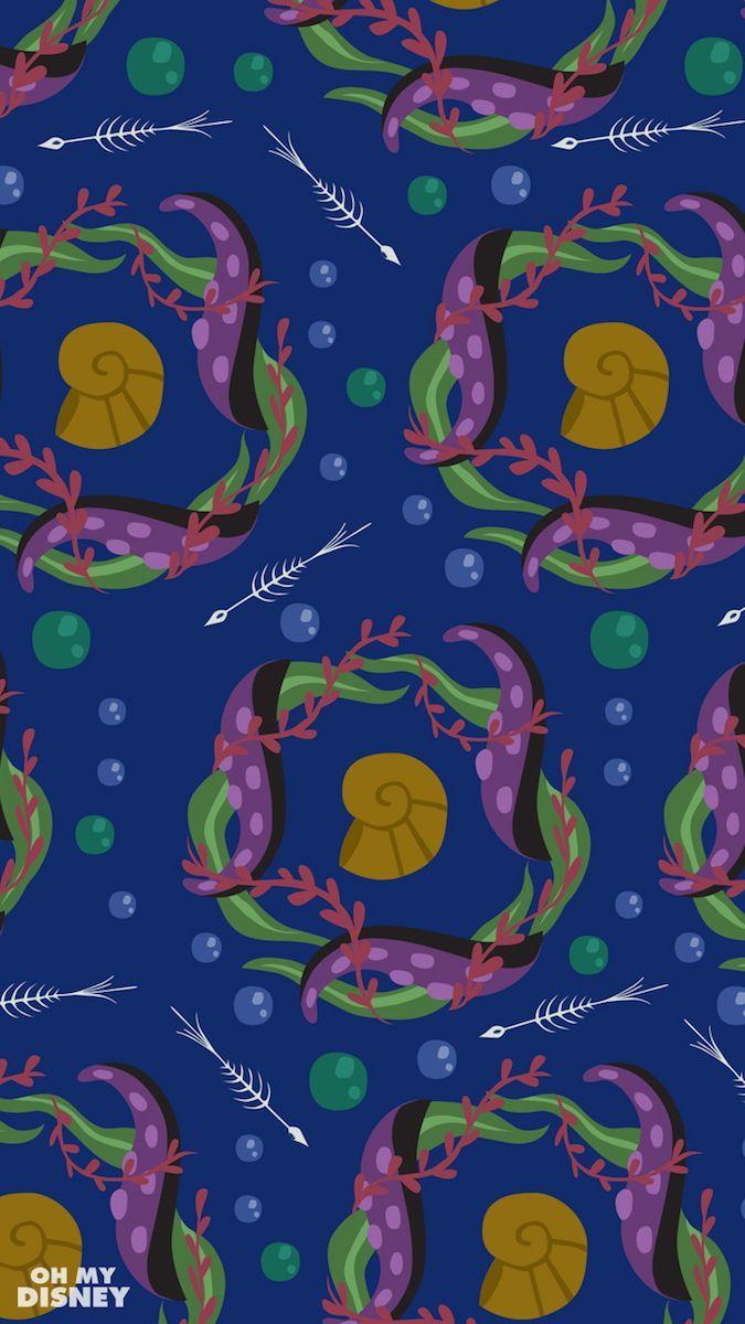 These Disney Villain Phone Wallpaper Inspired by Wrapping Paper Are