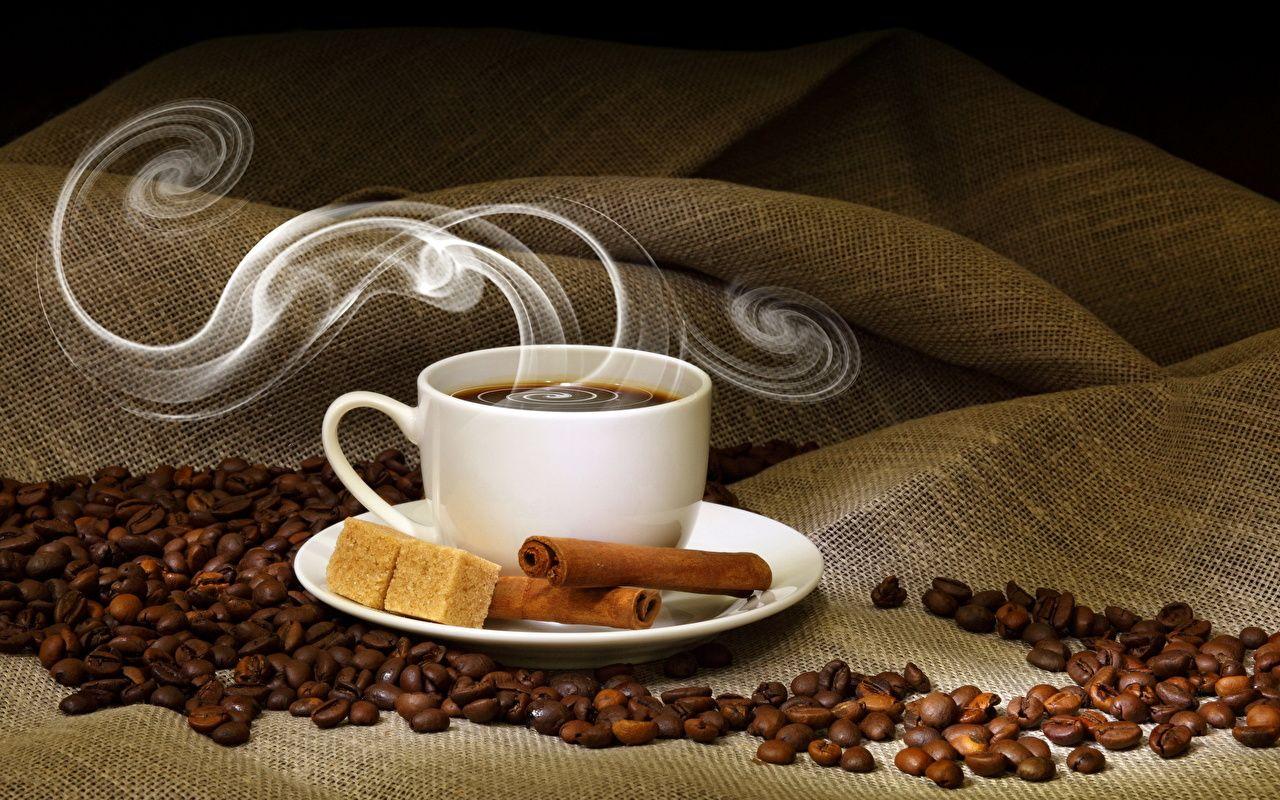 Wallpaper Coffee Grain Cinnamon Cup Food Vapor Drinks