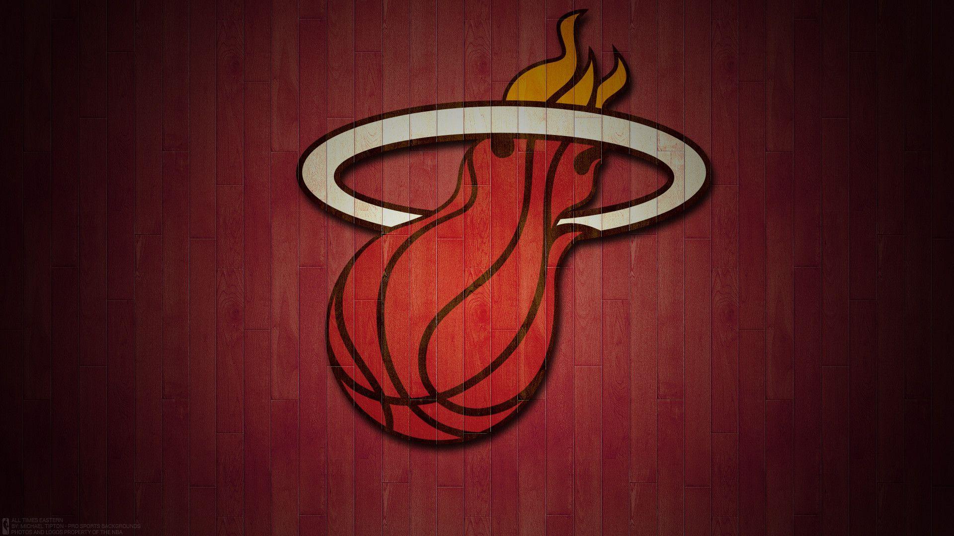 Miami Heat Logo Wallpaper 2018 background picture