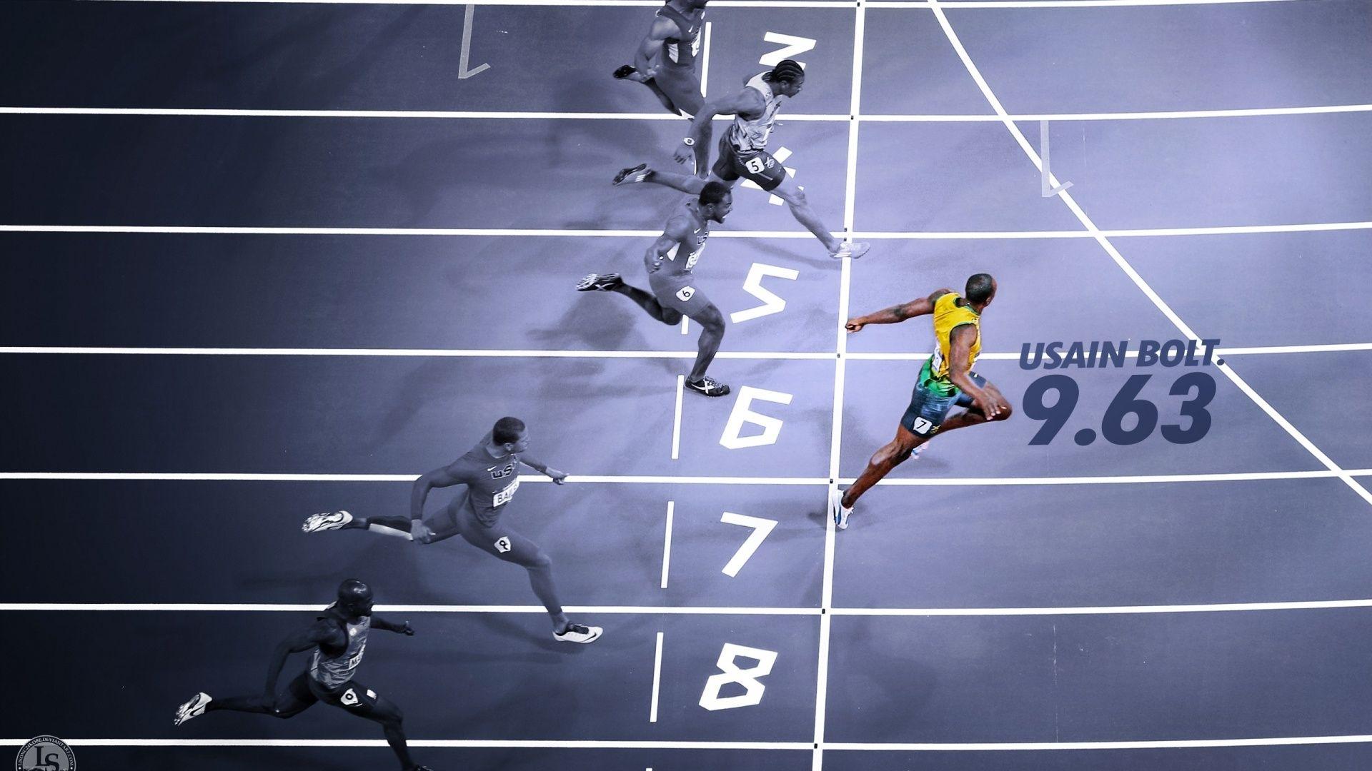 Usain Bolt, Running, Fastest Man, Finish Line, Usain Bolt
