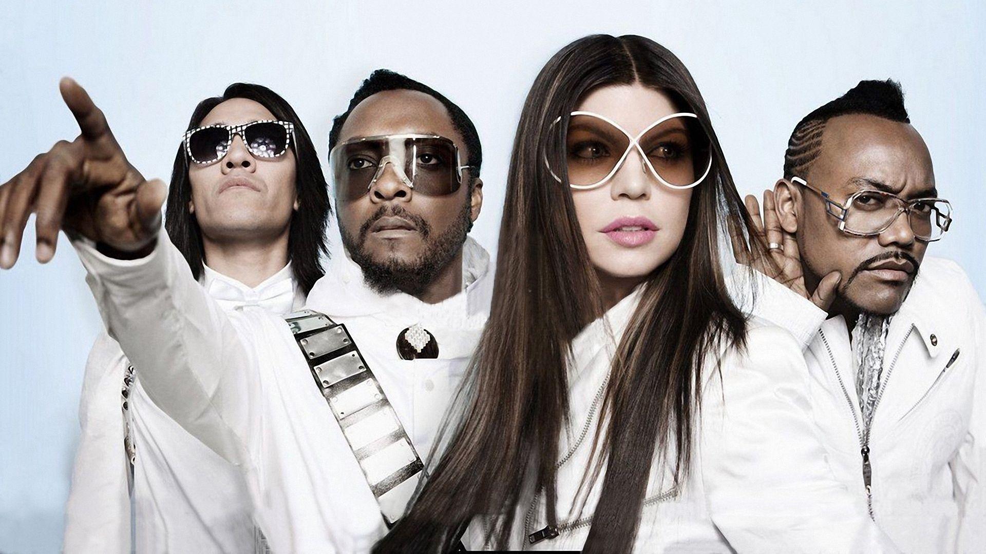 Download wallpaper 1920x1080 the black eyed peas, glasses, image