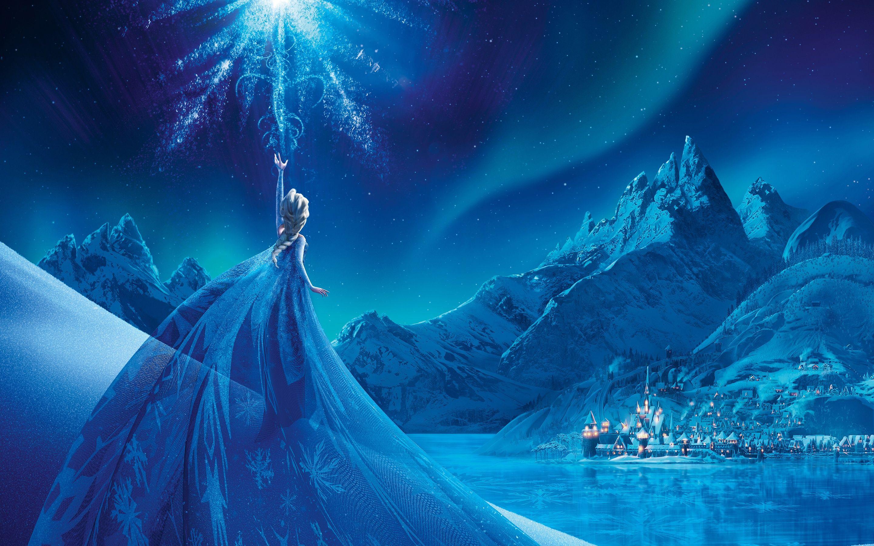 Frozen Elsa Snow Queen Palace Wallpaper in jpg format for free download