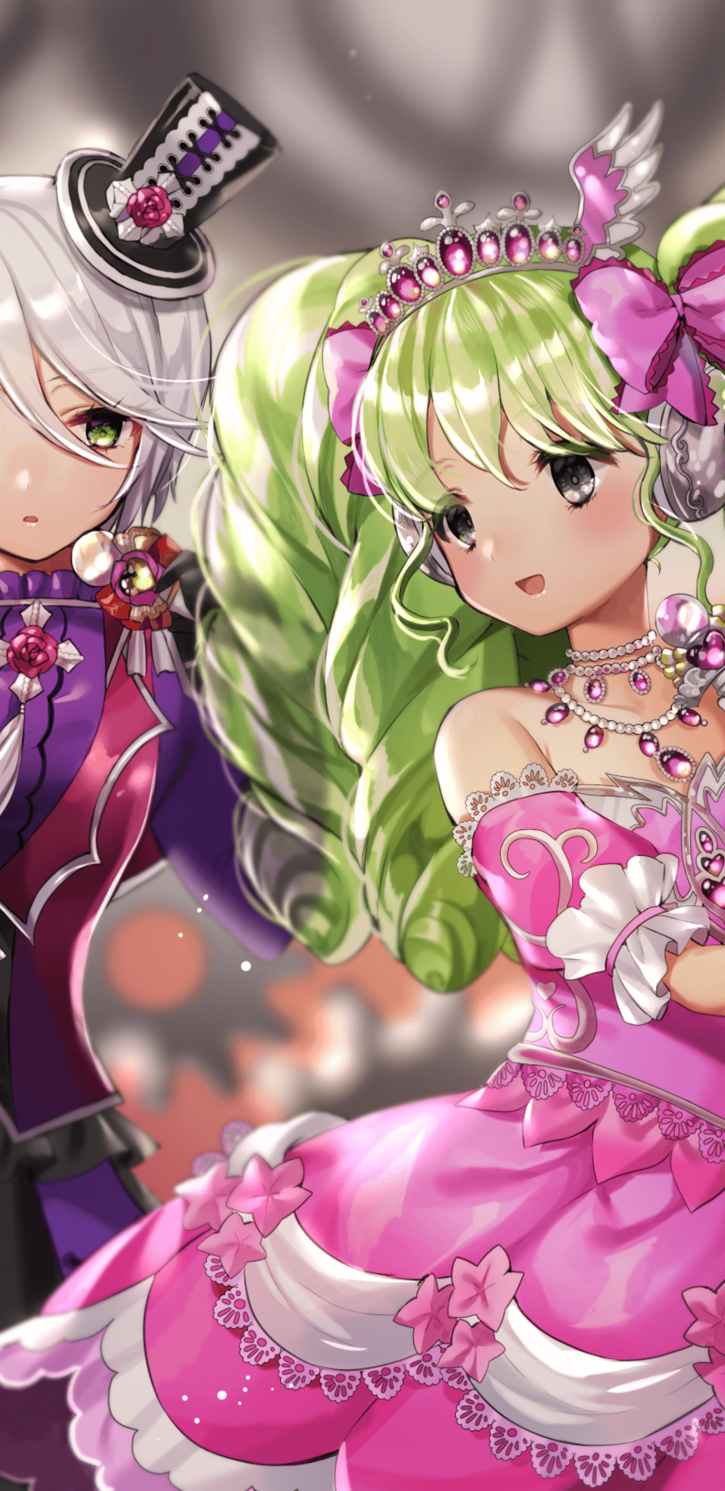 Download 1440x2960 Pripara, Hibiki Shikyoin, Faruru Bokerdole, Tiara