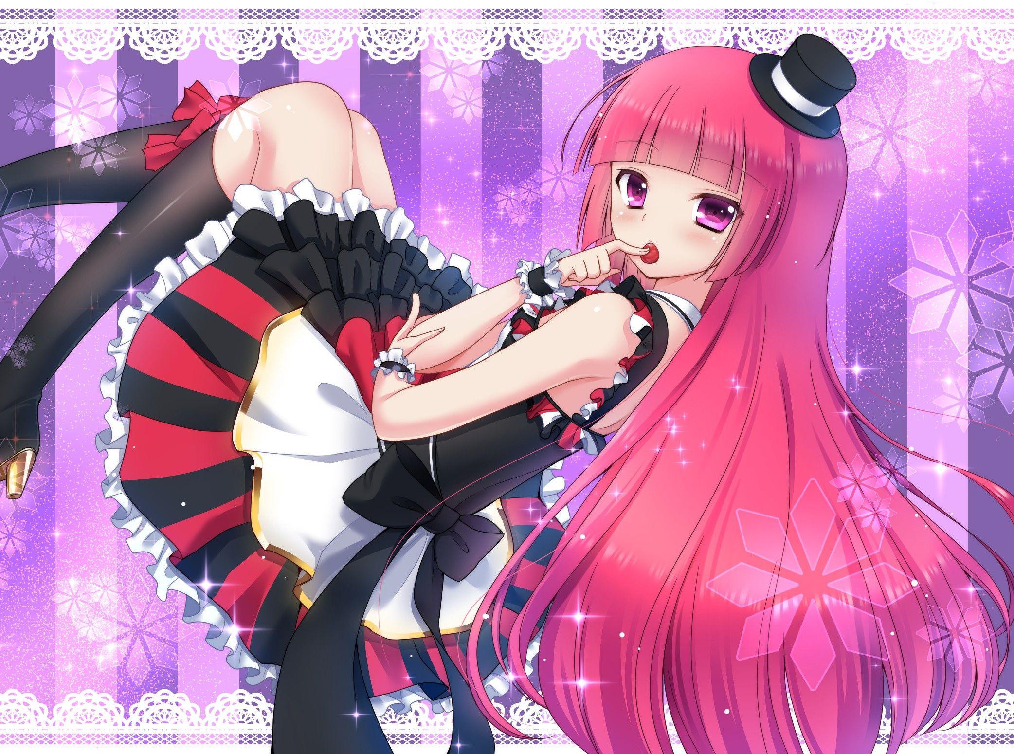 long hair, #pink hair, #anime, #anime girls, #PriPara, #Houjou