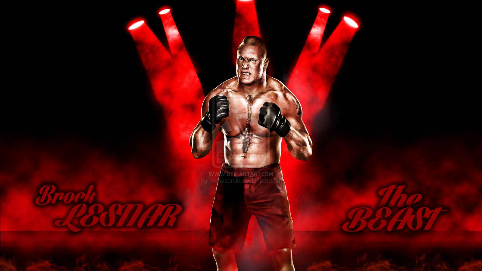 Celebrities Brock Lesnar Download Background Wallpaper 1600x900