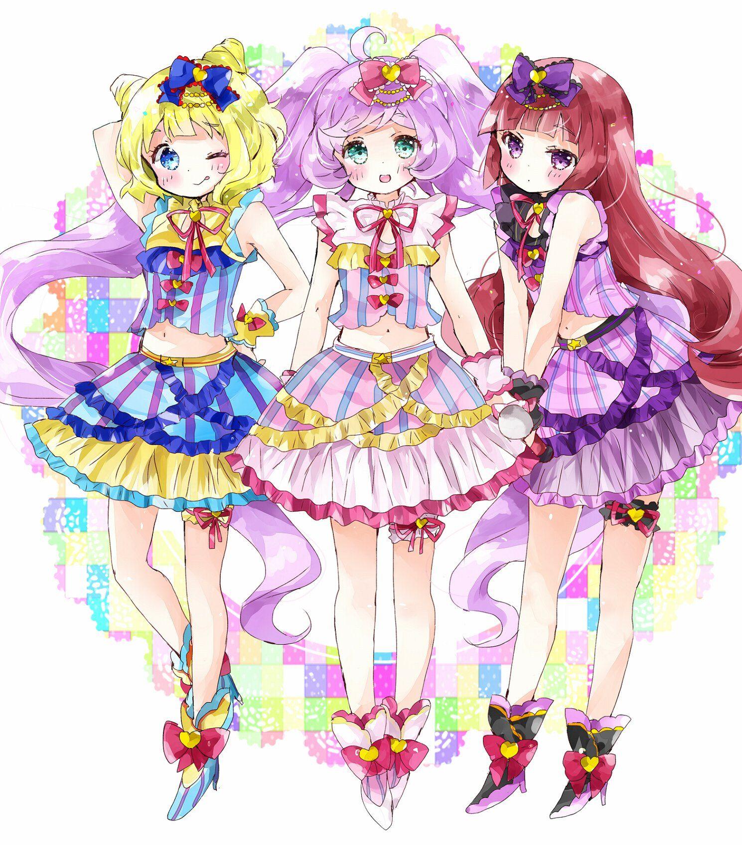 PriPara Manaka Lala Houjou Sophie Minami Mirei High Heels wallpaper